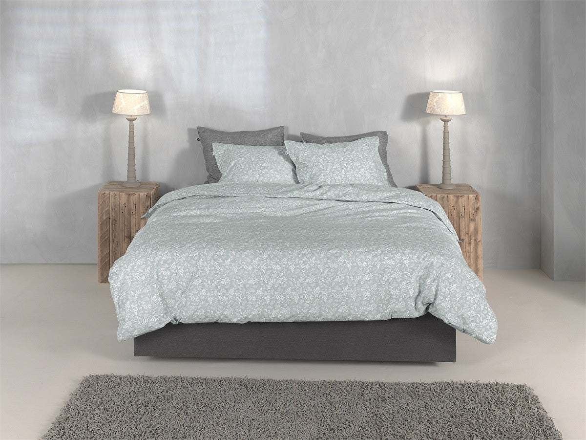 Zo Home Dekbedovertrek Katoen Petali di Lino Mint