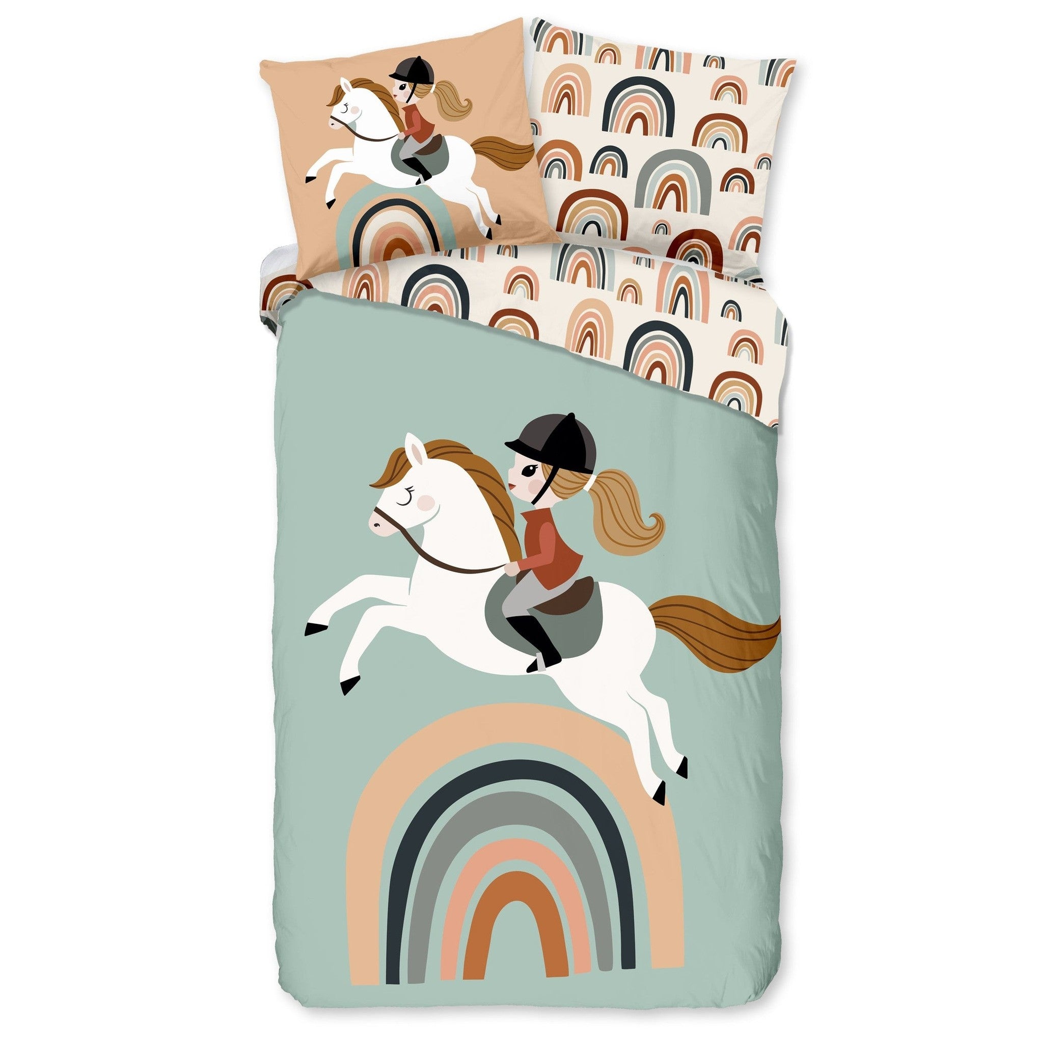 Good Morning Housse de Couette Coton Destin Multi