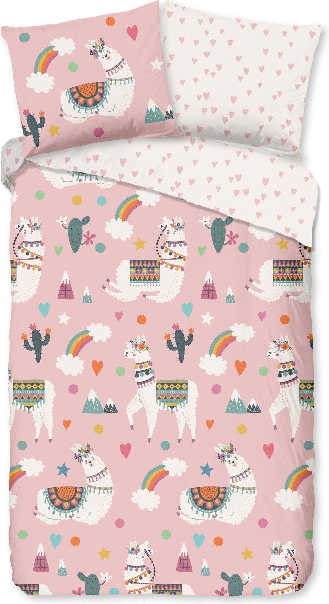 Housse de Couette Pure Microfibre Paca Rose