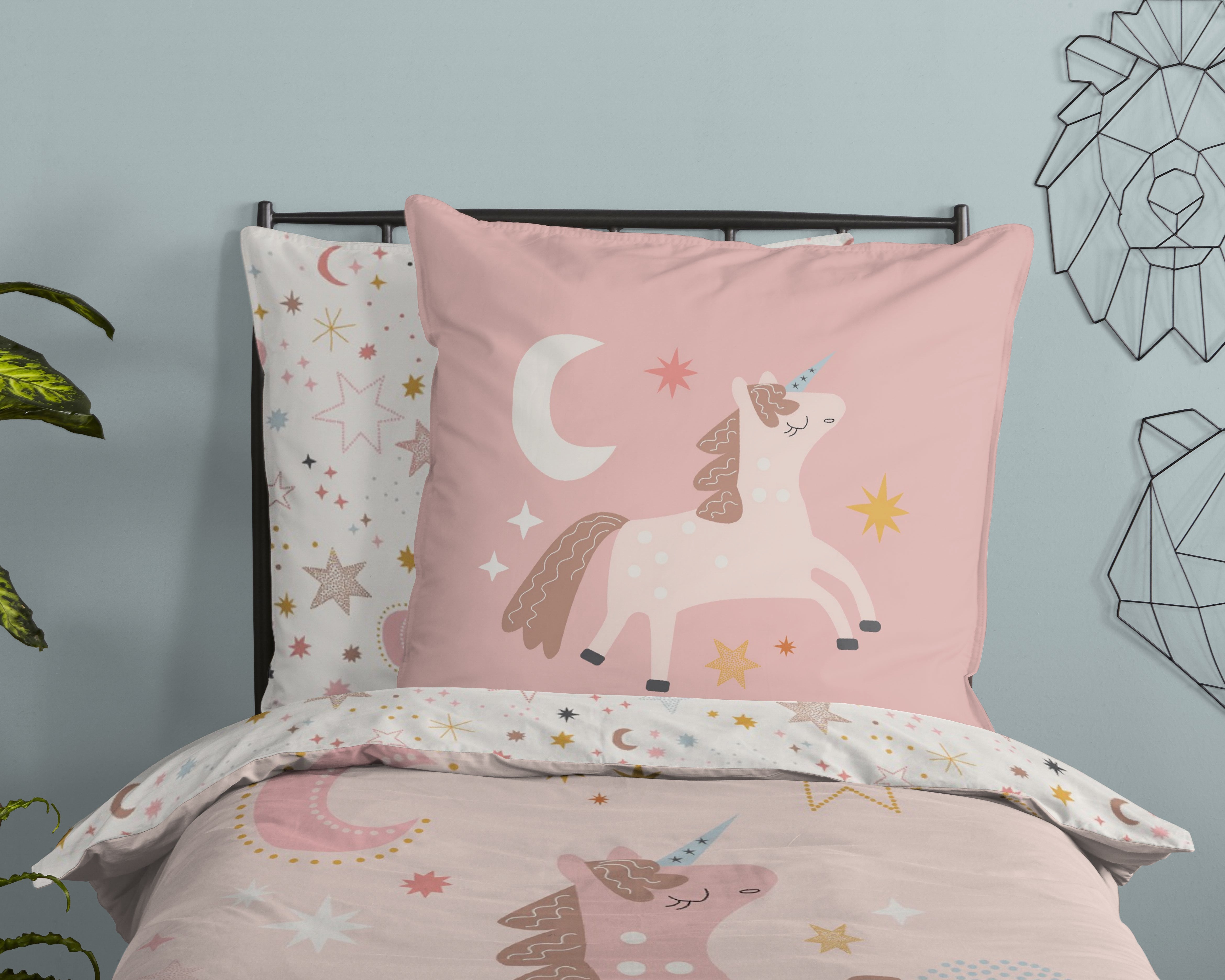 Housse de Couette Pure Microfibre Deina Rose