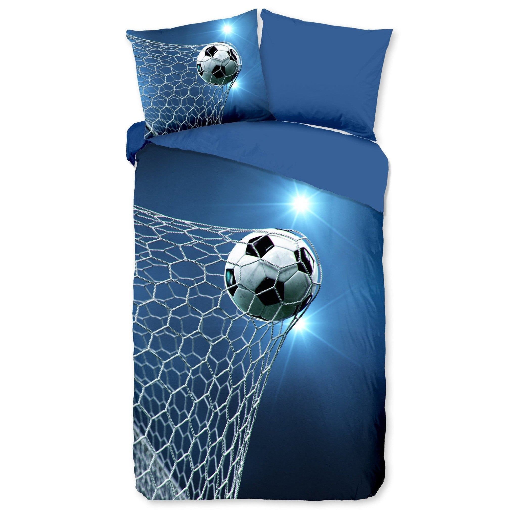 Housse de Couette Pure Microfibre Fans Bleu