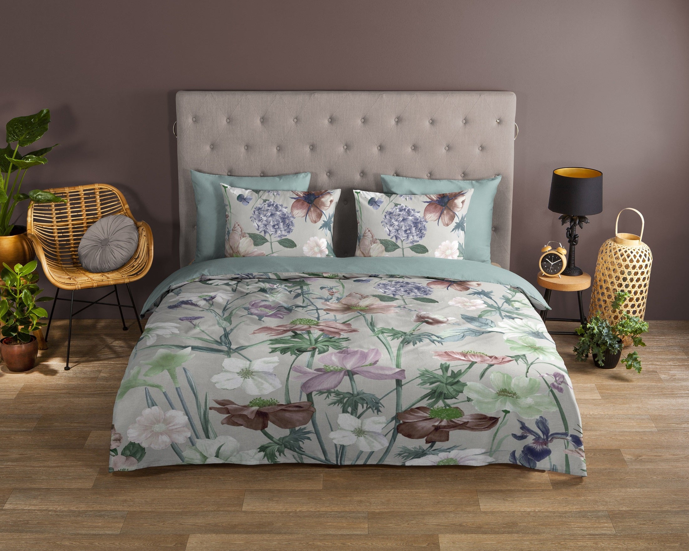 Good Morning Dekbedovertrek Katoen Fina - Multi