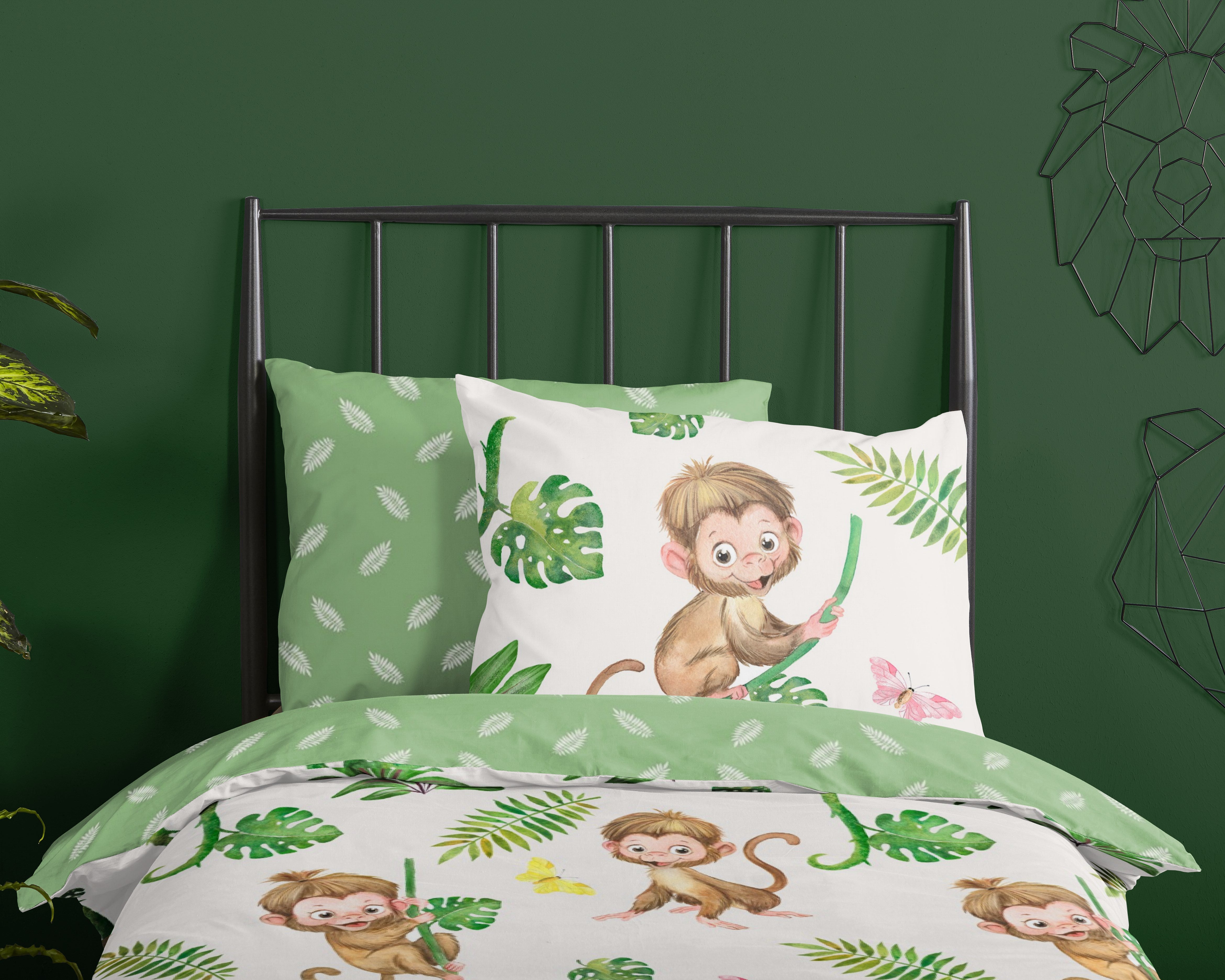 Good Morning Bettbezug Cotton Play Green