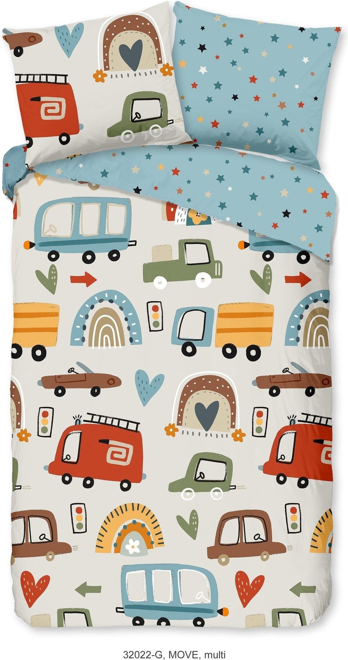 Good Morning Housse de Couette Coton Move Multi