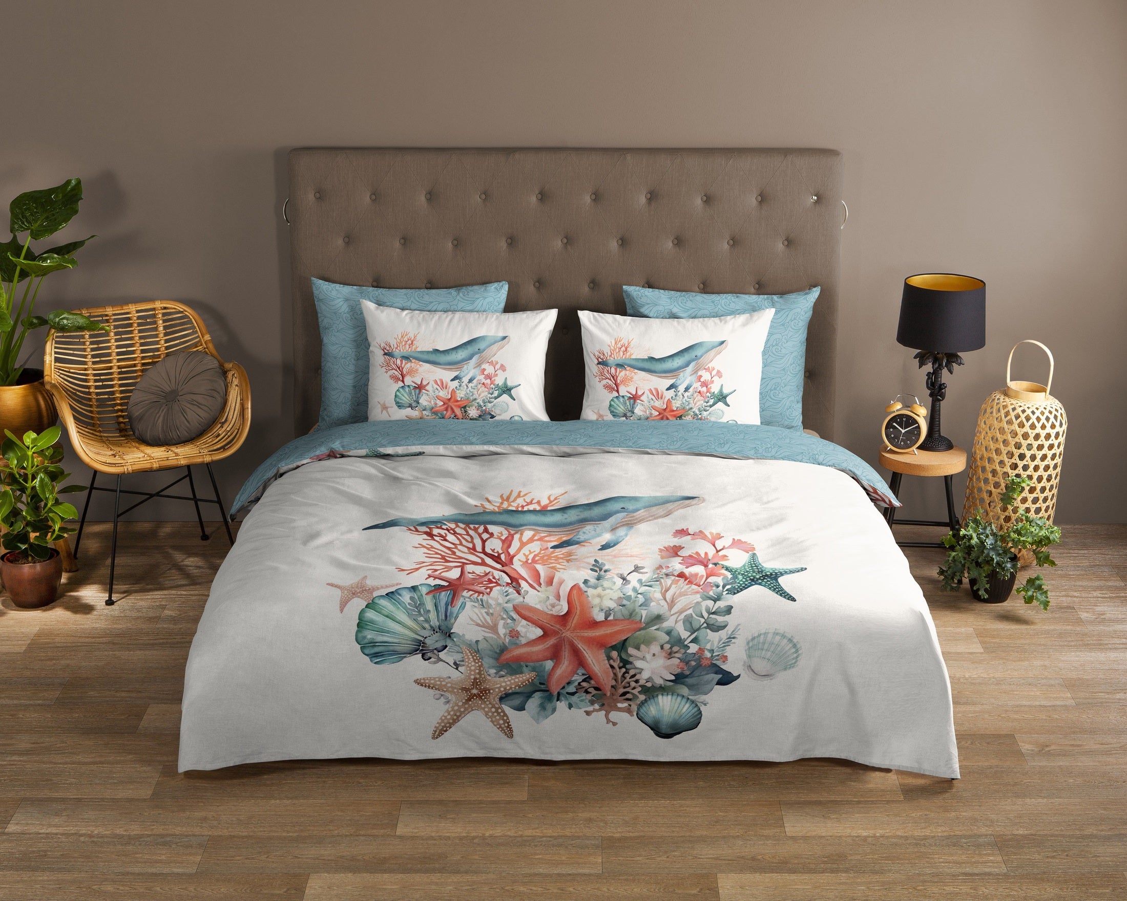 Good Morning Dekbedovertrek Katoen Ocean - Ecru