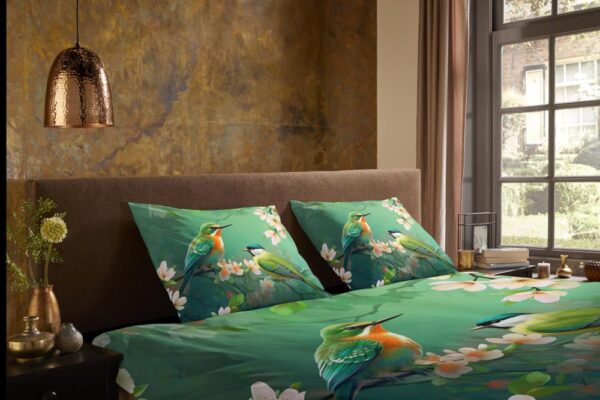 Housse de Couette Pure Microfibre Signi - Vert