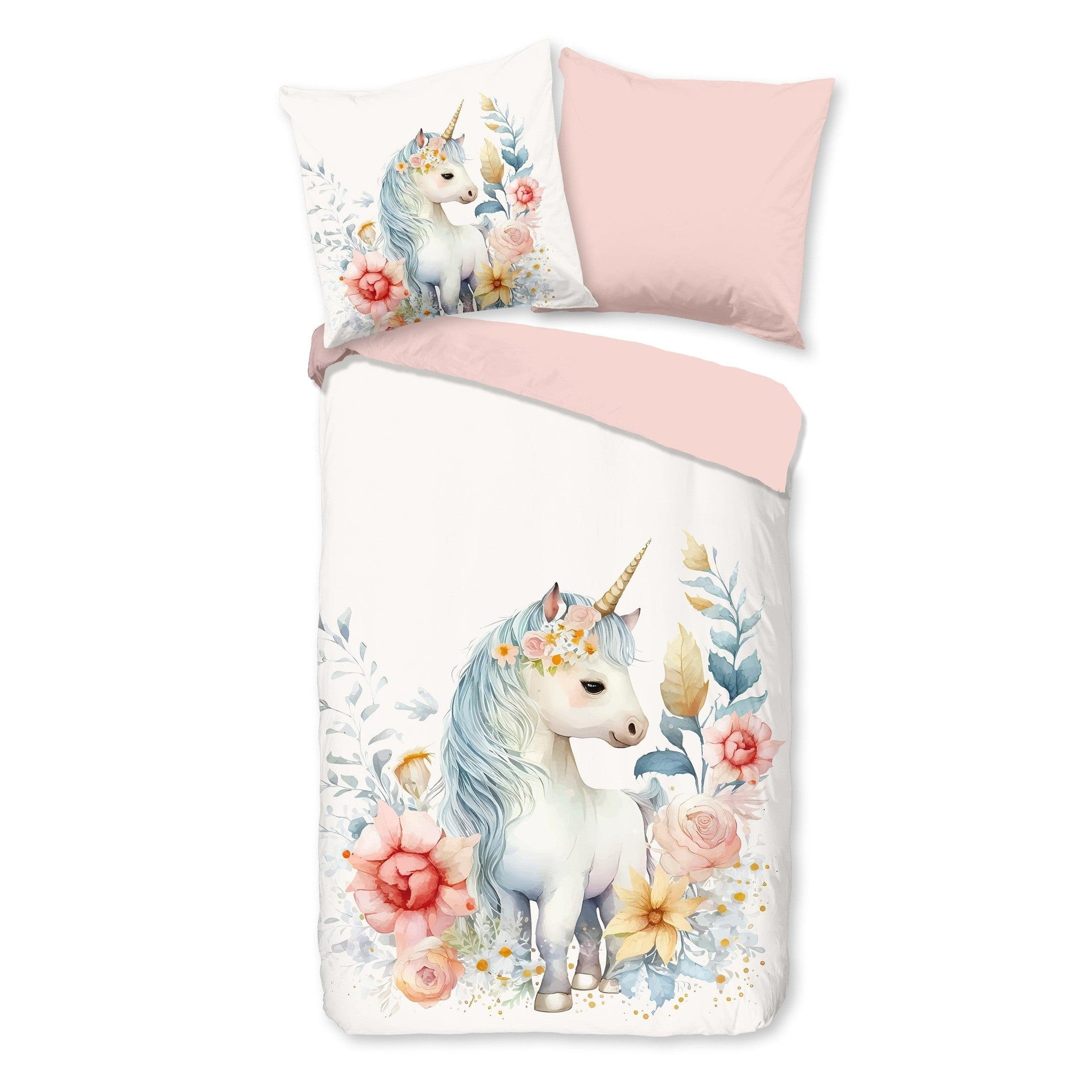 Housse de Couette Pure Microfibre Unidream Blanc