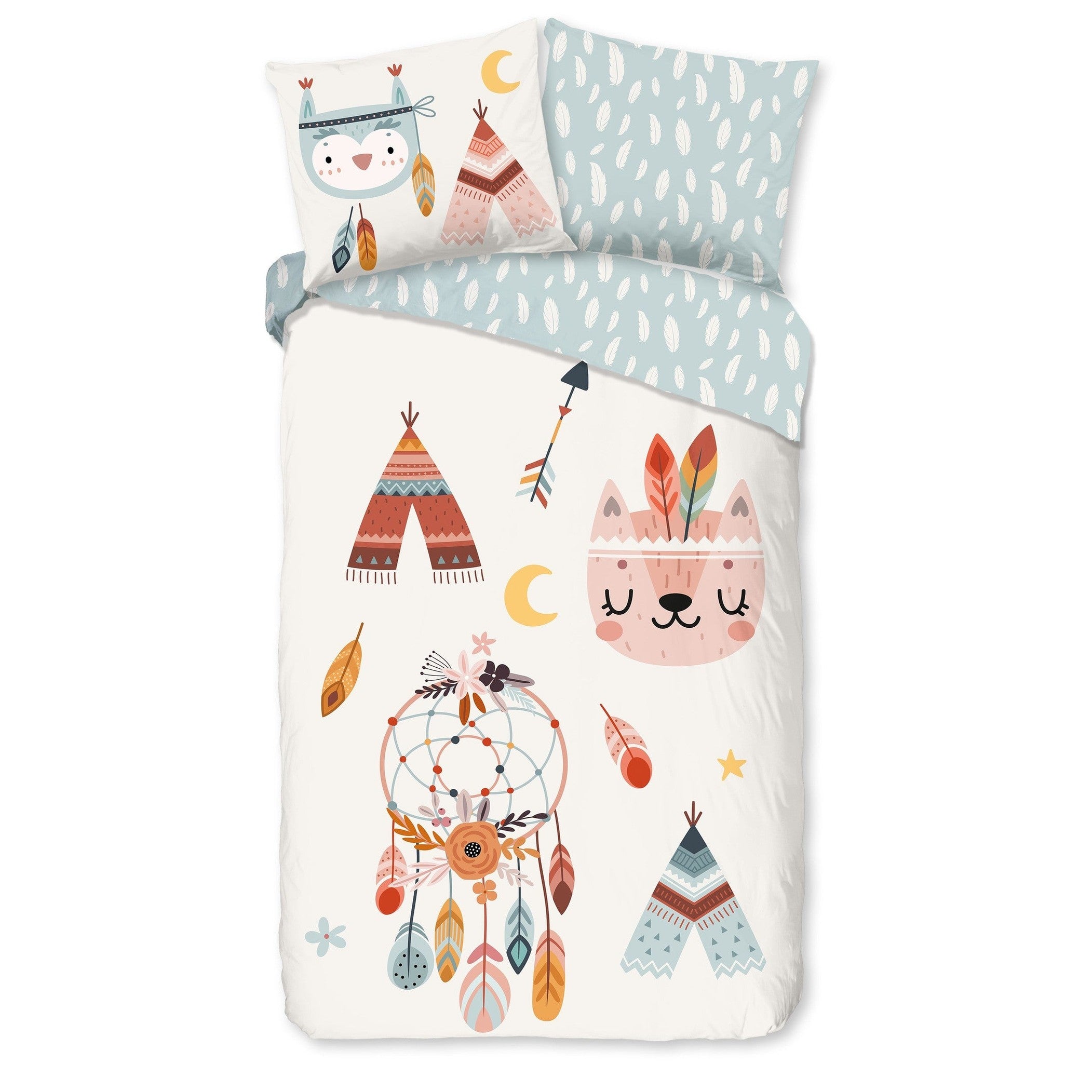 Good Morning Housse de couette Flanelle Dreamy Multi