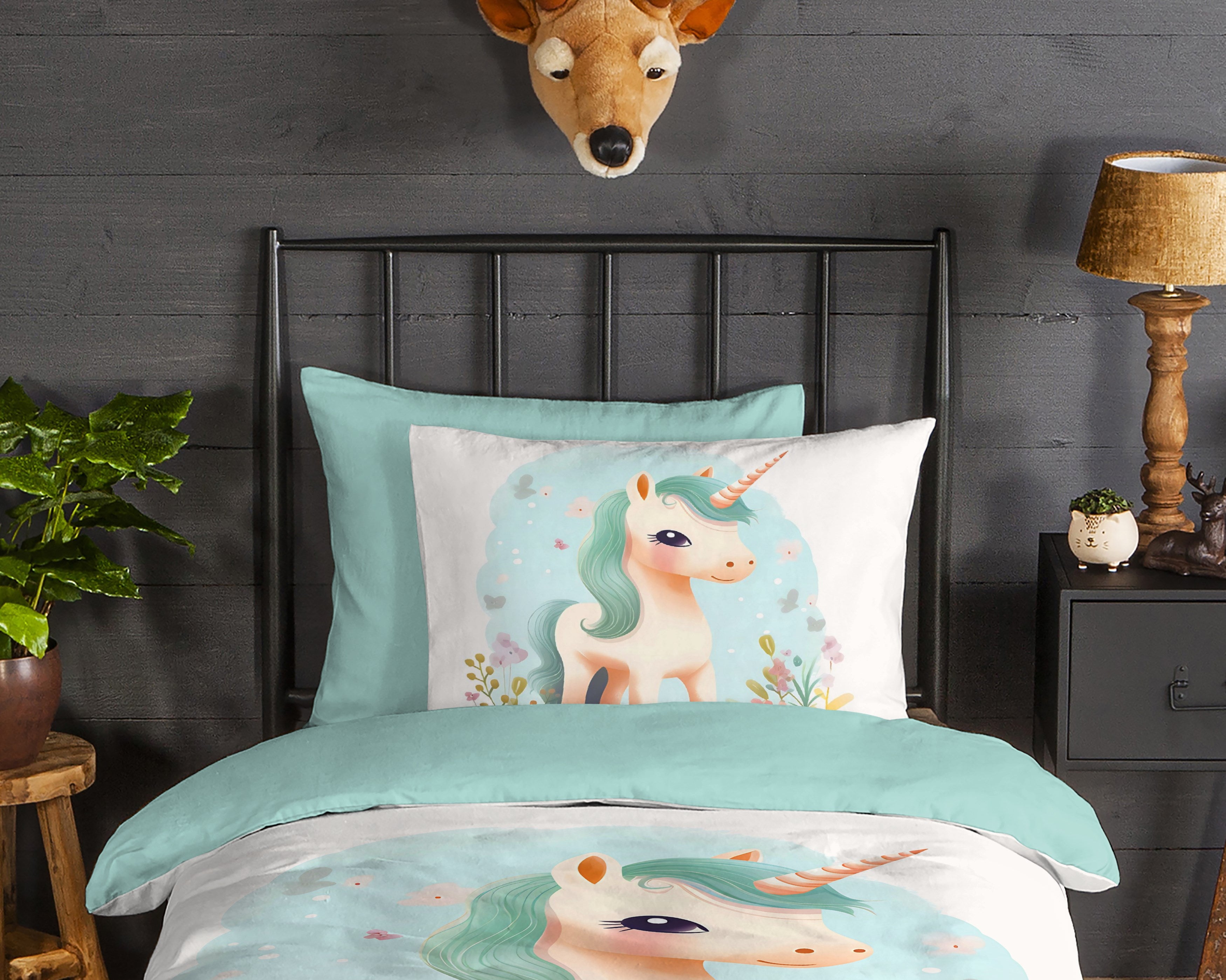 Good Morning Housse de Couette Flanelle One Multi