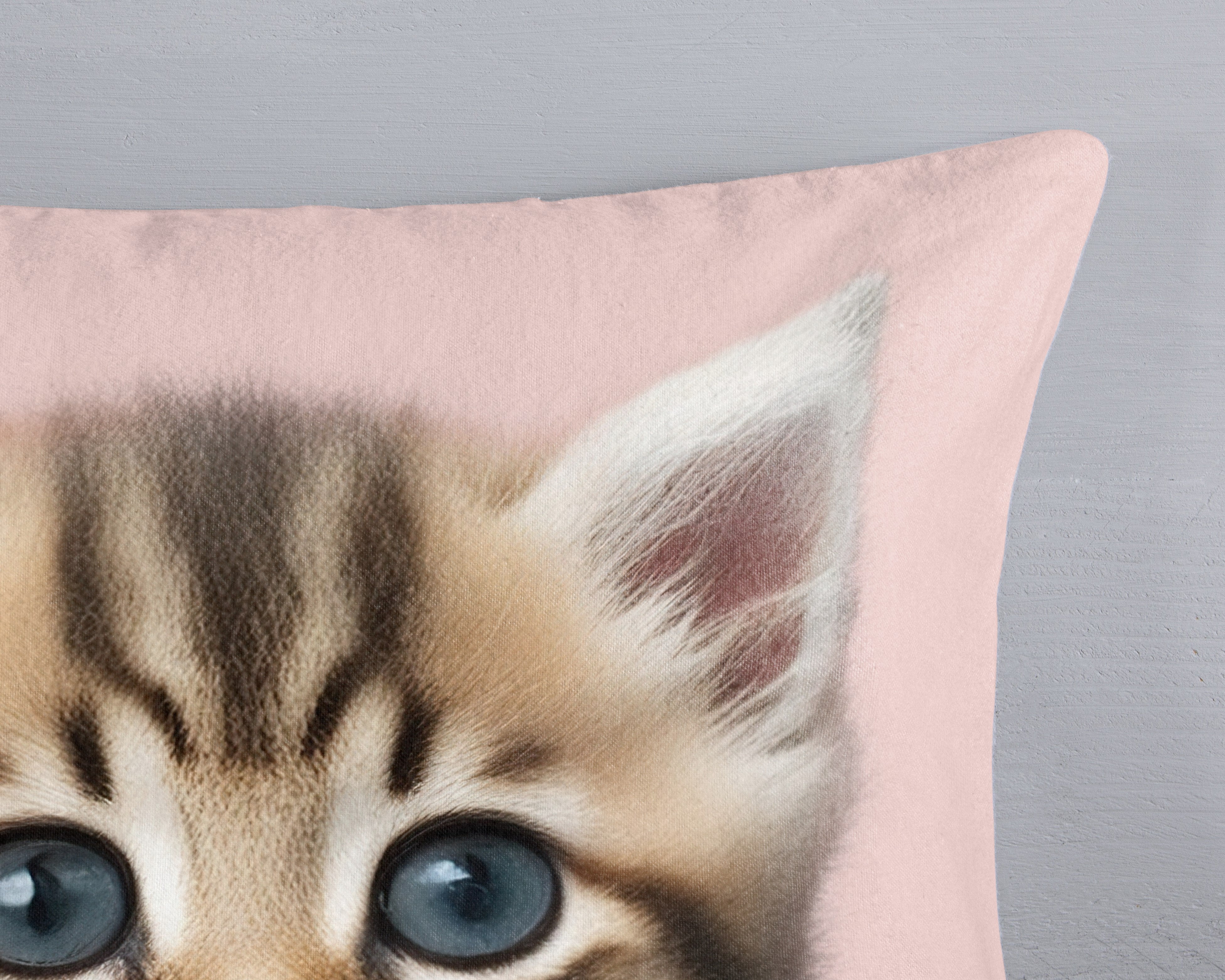 Good Morning Housse de Couette Flanelle Meow Rose
