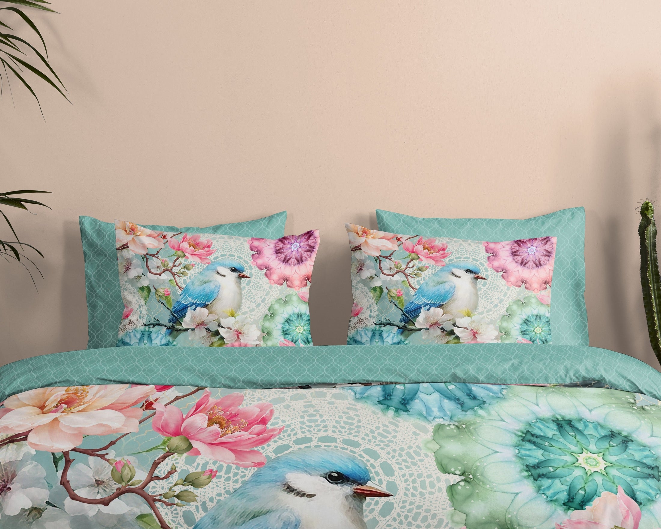 HIP Dekbedovertrek Satijn Eldisa - Mint