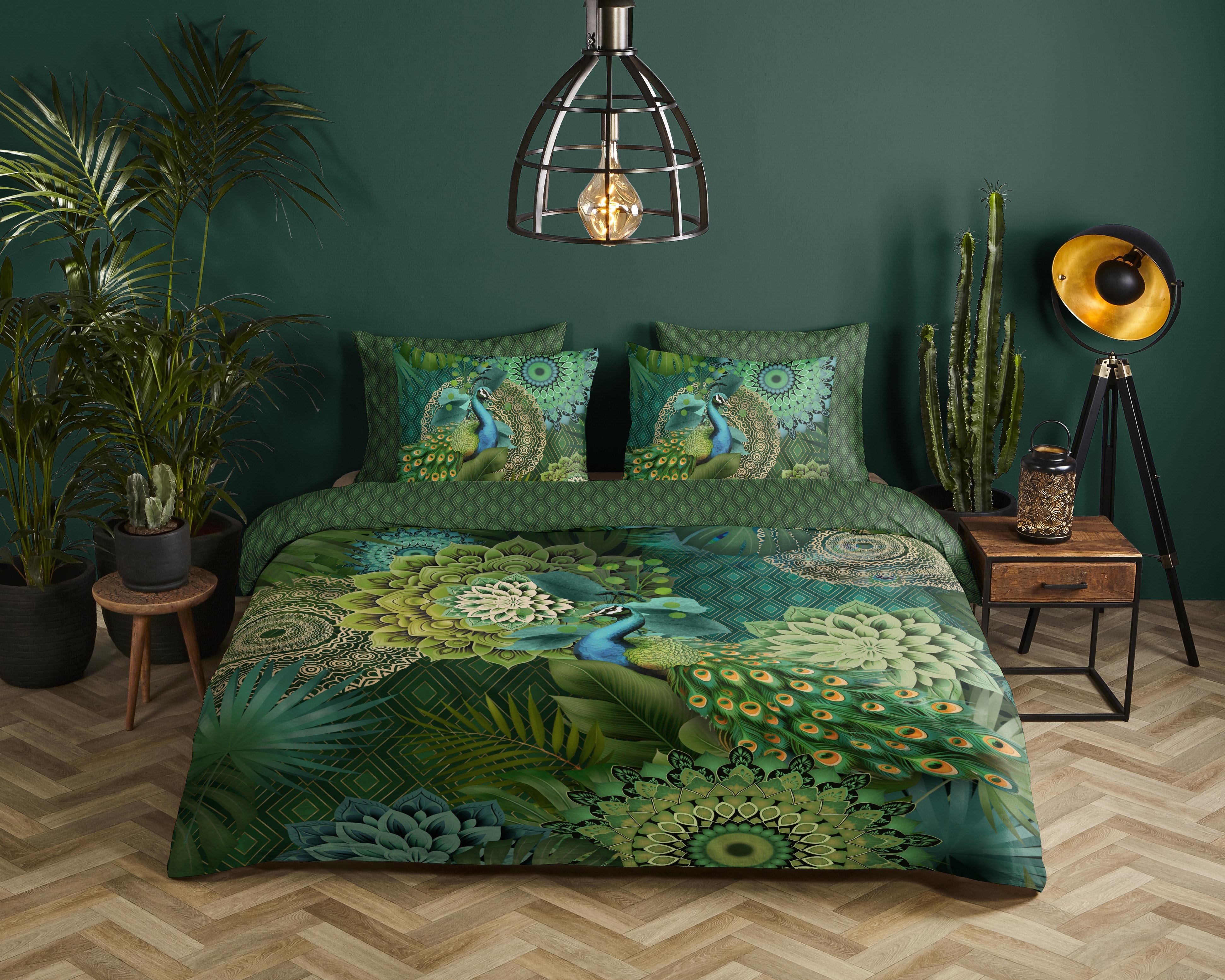 Housse de Couette Satin HIP Agatha - Vert