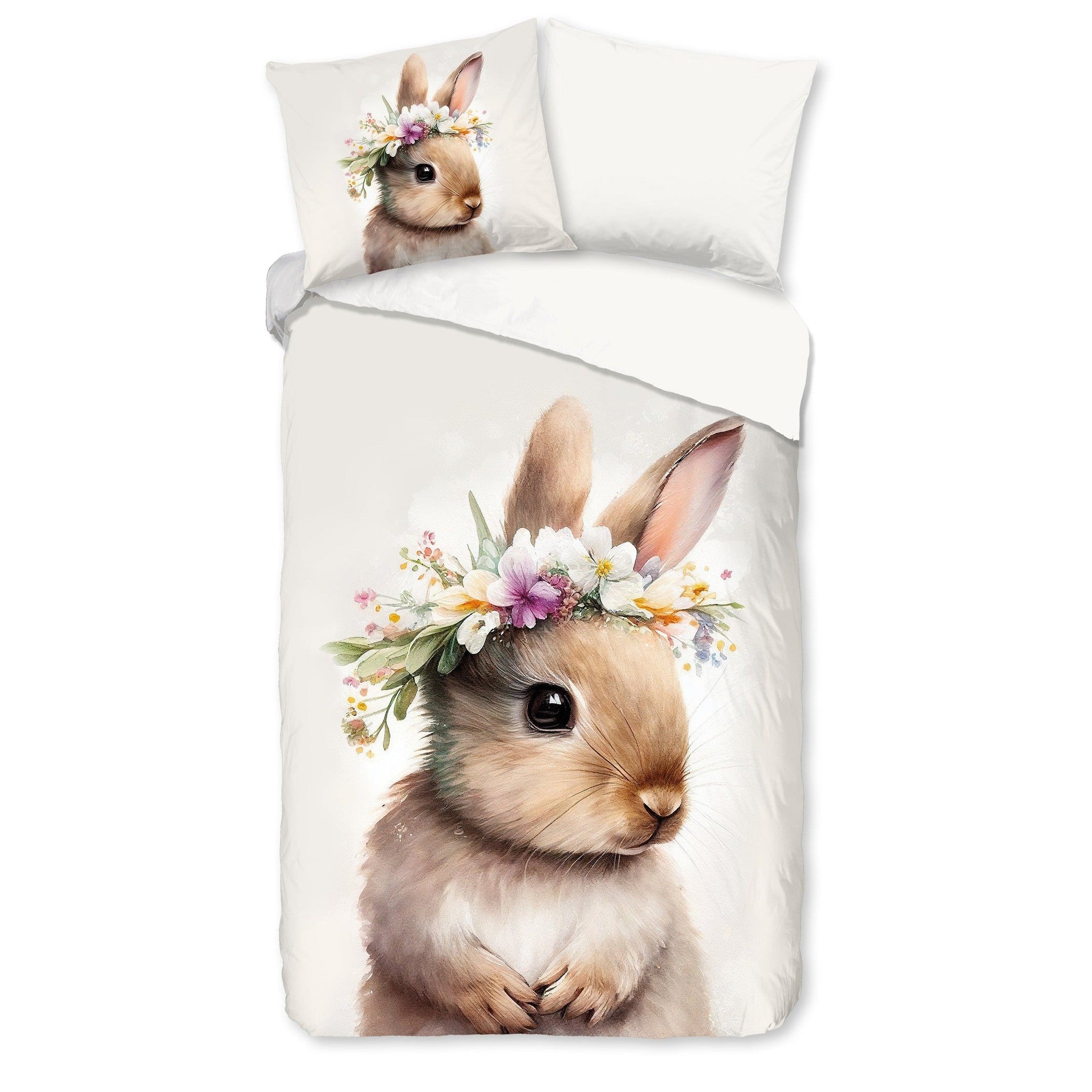 Housse de Couette Pure Microfibre Evi Blanc