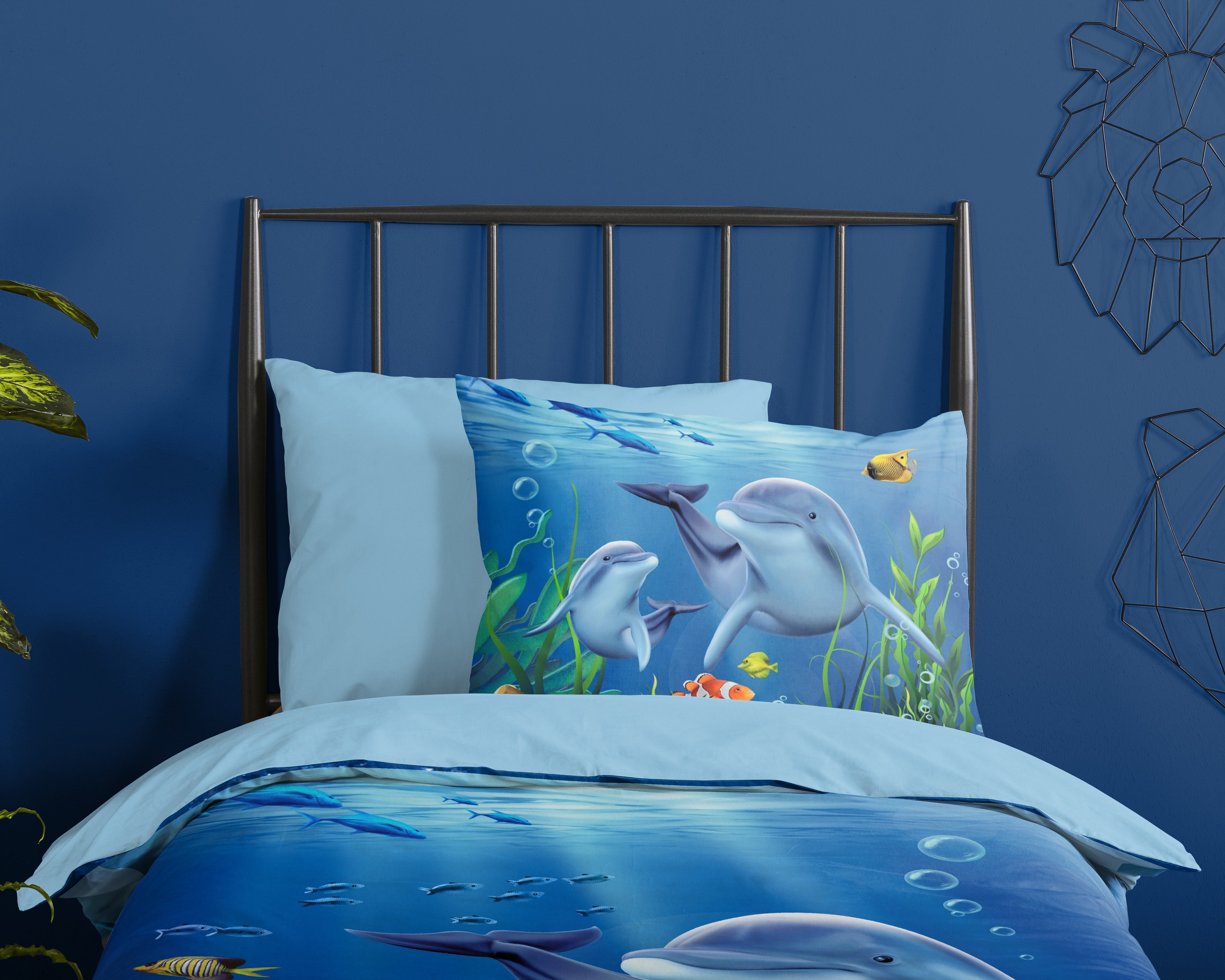 Housse de Couette Pure Microfibre Mare Bleu