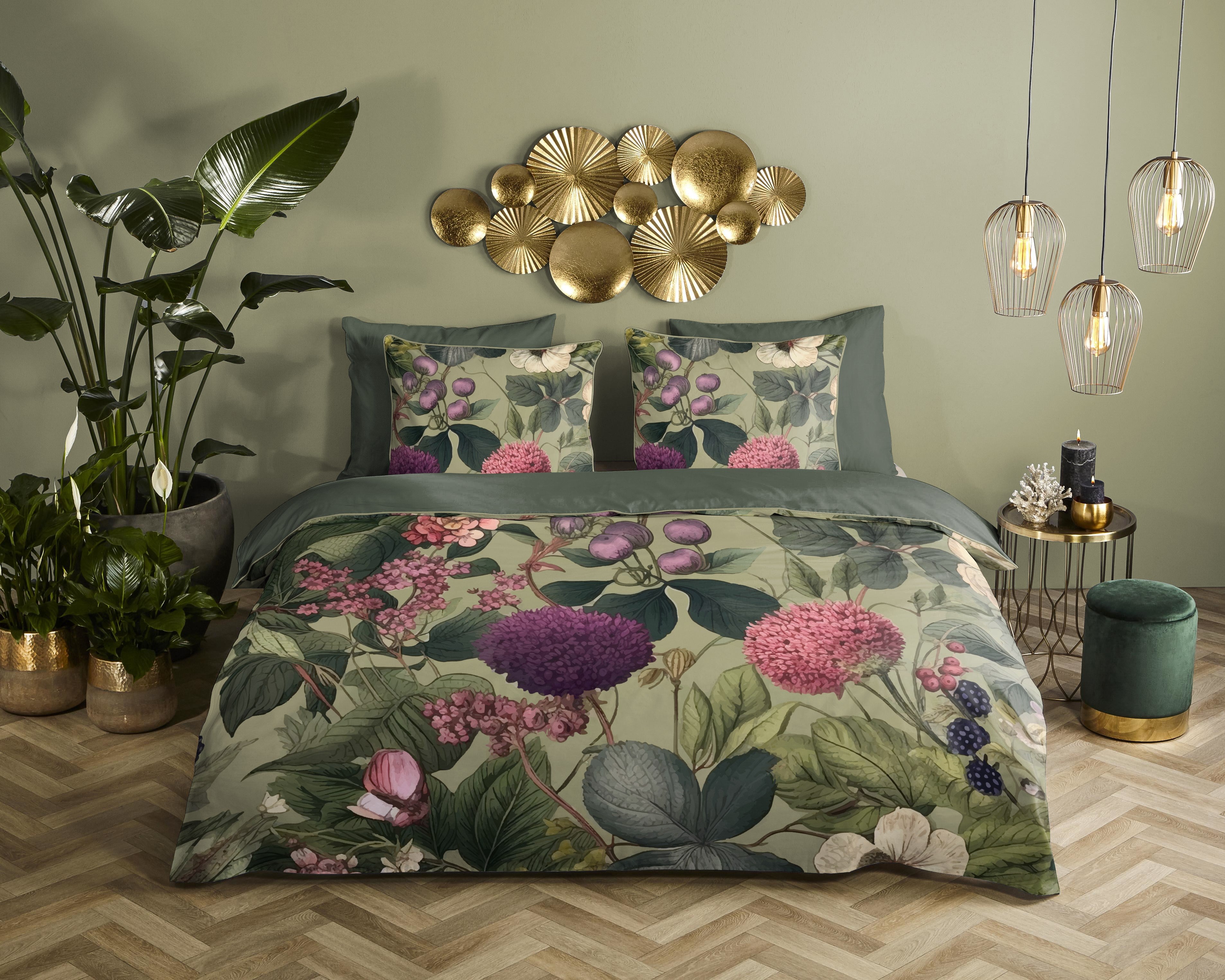 Descanso Housse de Couette Satin Onaz - Vert