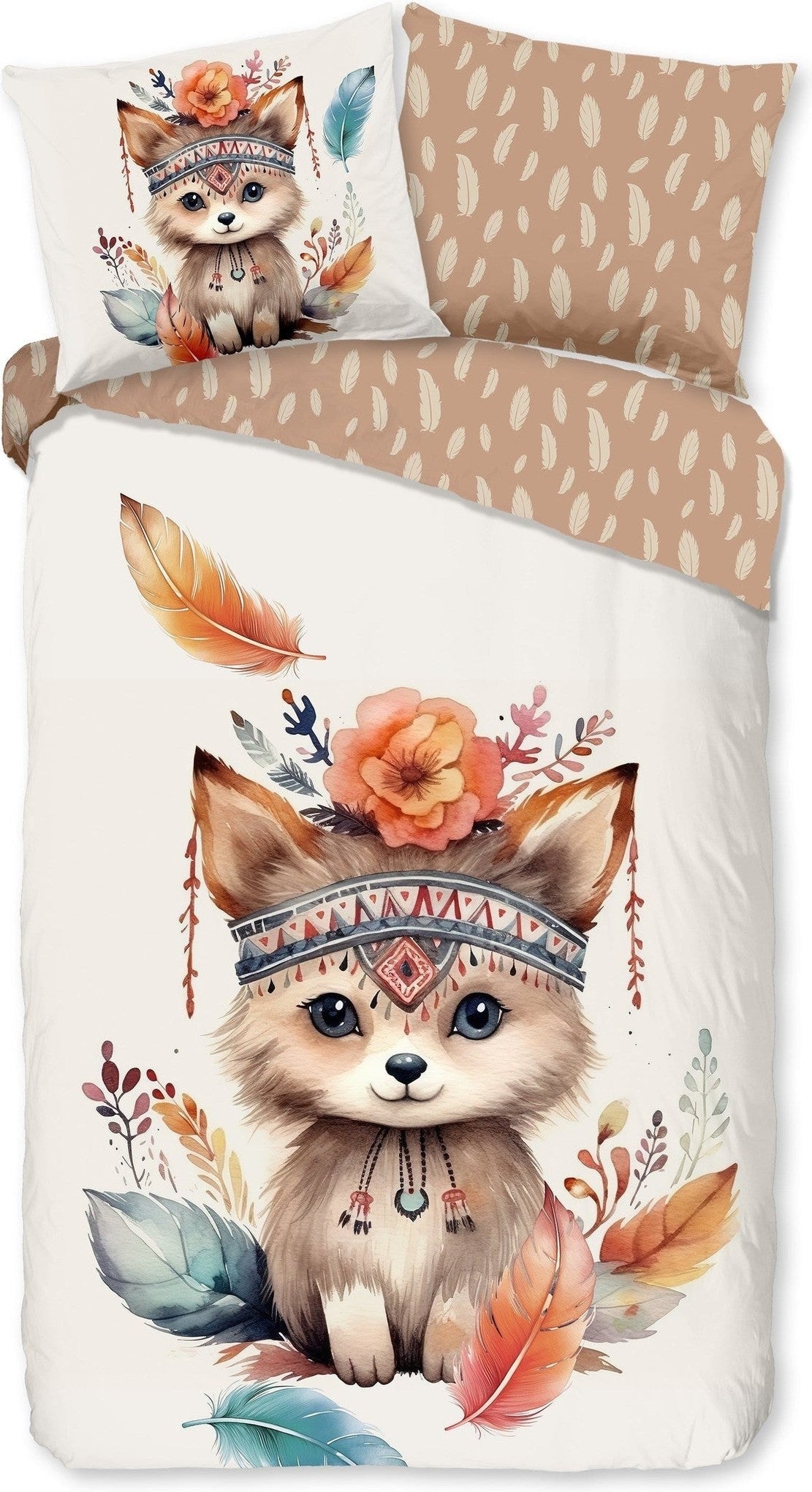 Good Morning Housse de Couette Coton Hay Multi