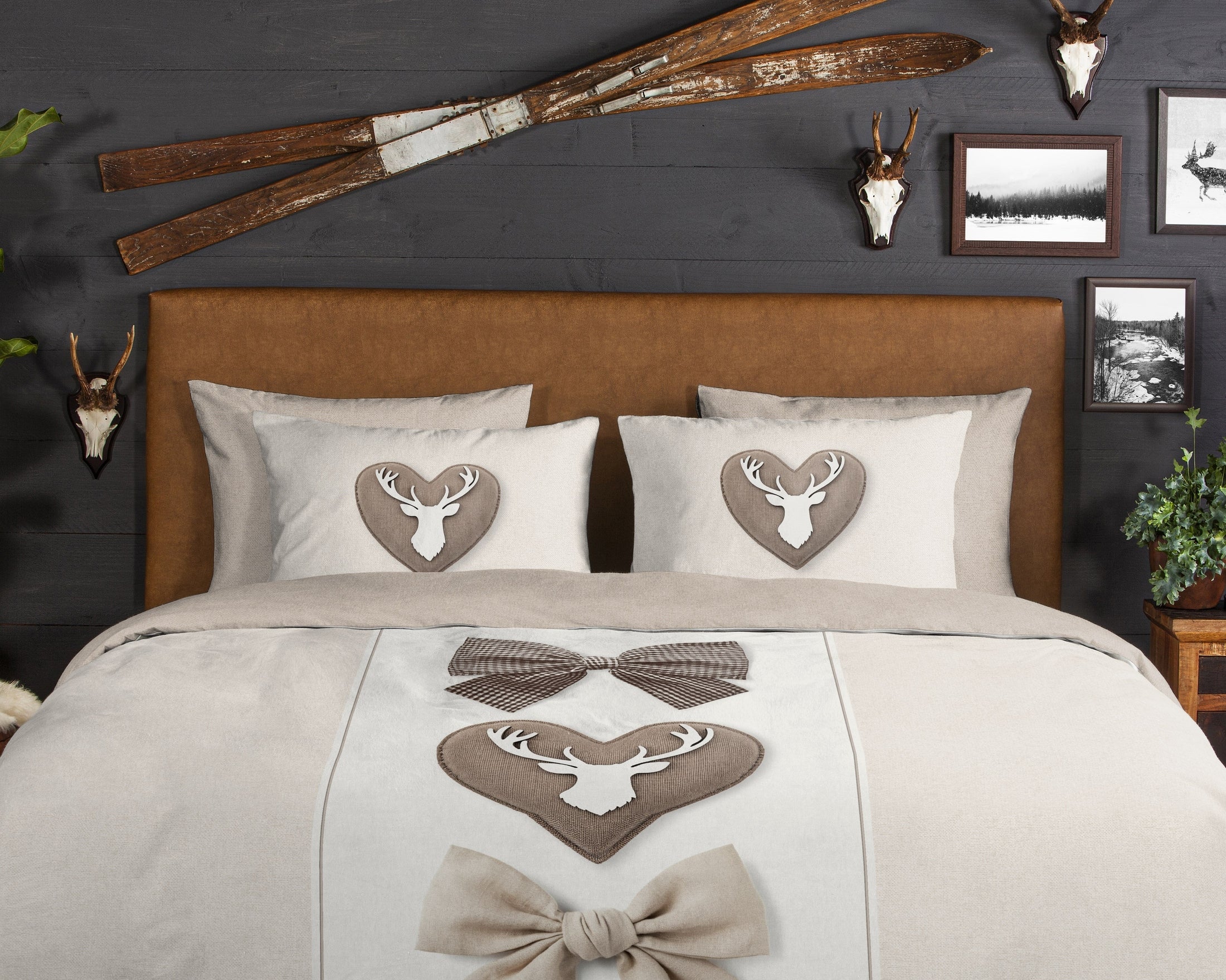 Good Morning Housse de Couette Flanelle Siff - Sable