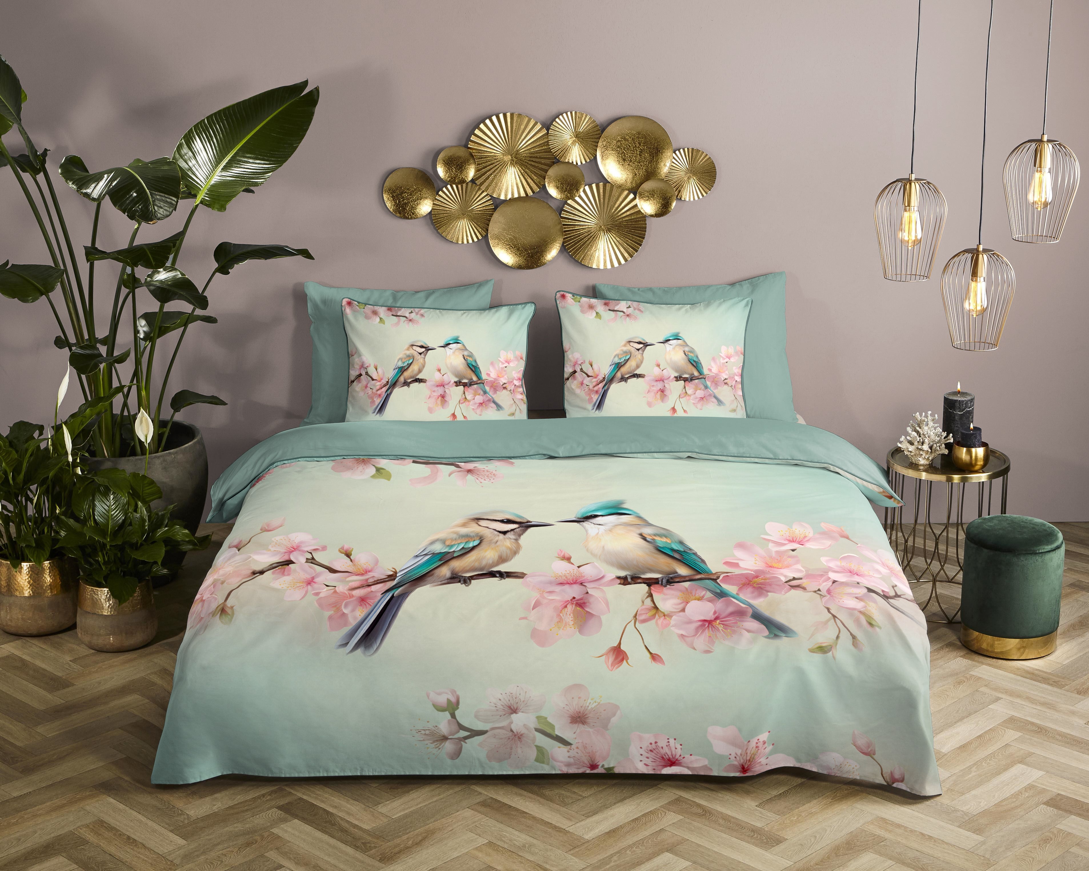 Descanso Bettwäsche Satin Minne - Mint