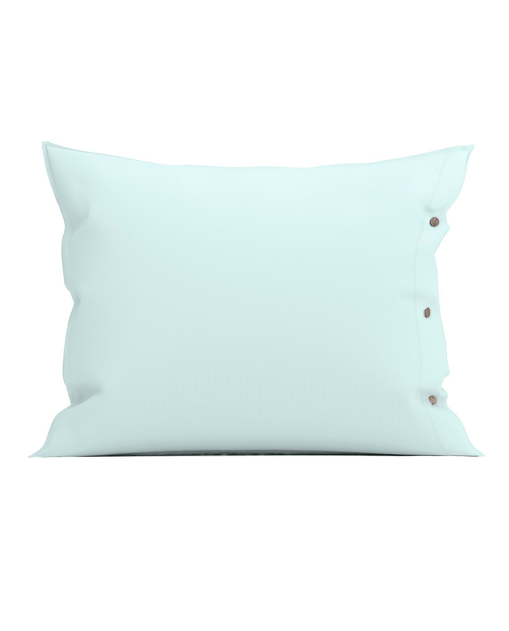 Yellow kussensloop Percale Whispering Blue percale