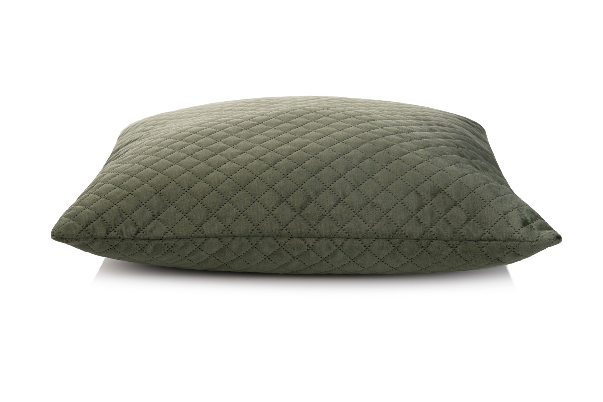 Yellow kussensloop Victoria Army Green polyester