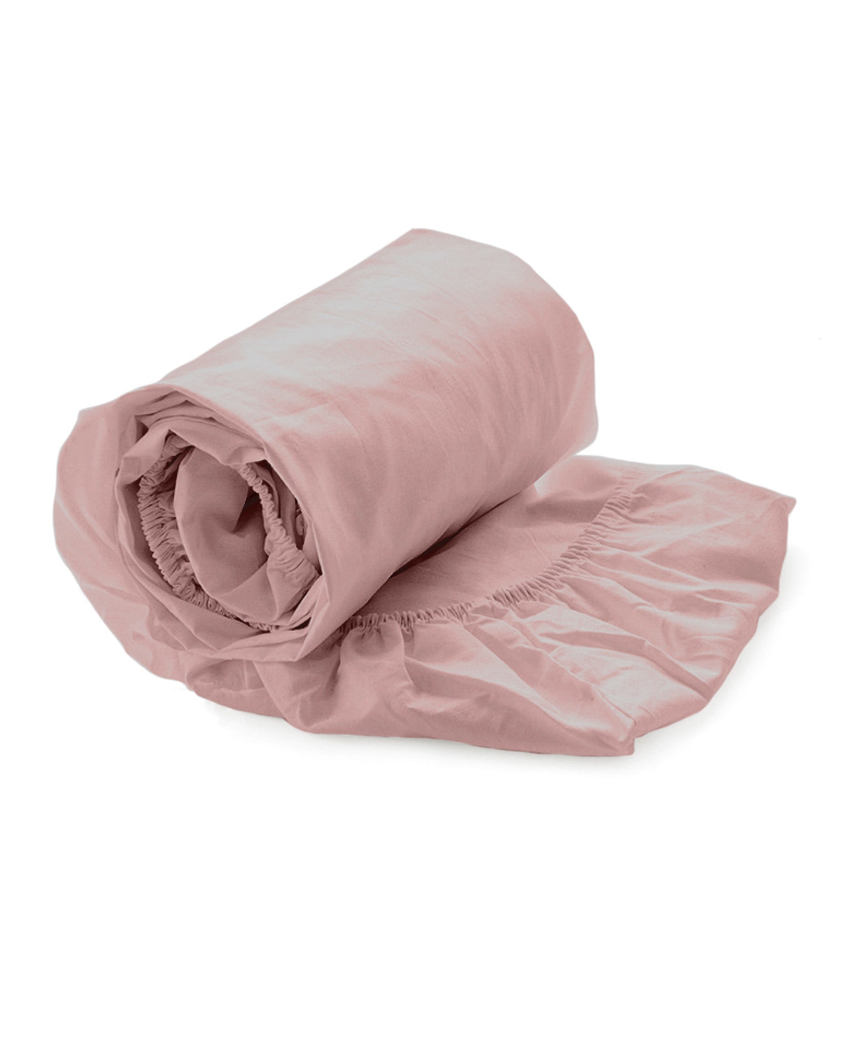 Yellow hoeslaken Suite Mumbai Haze Coral percale