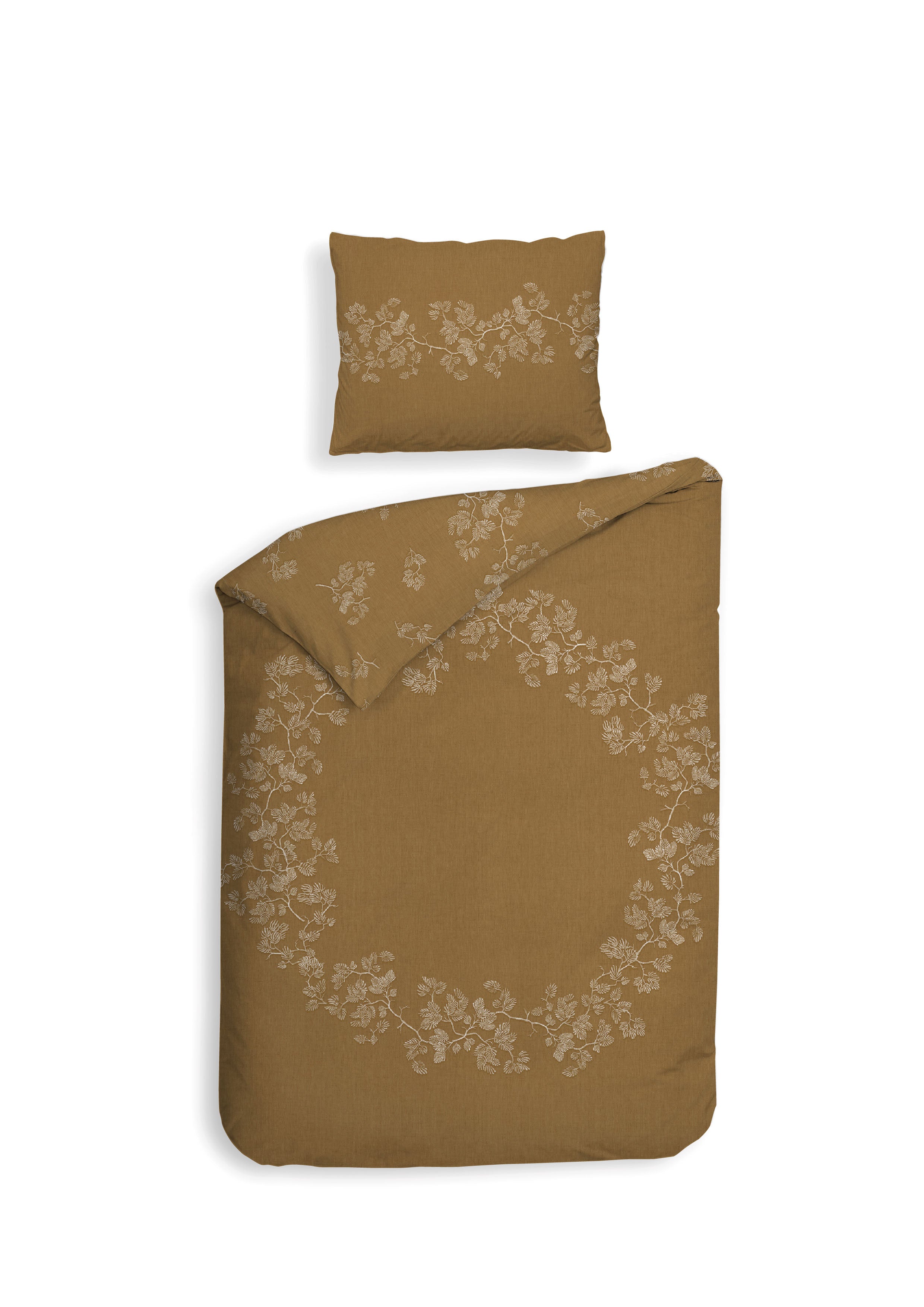 Heckettlane dekbedovertrek Haruto Yellow katoen-twill
