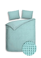 Heckettlane dekbedovertrek Vafala Sky Blue gerecycled katoen
