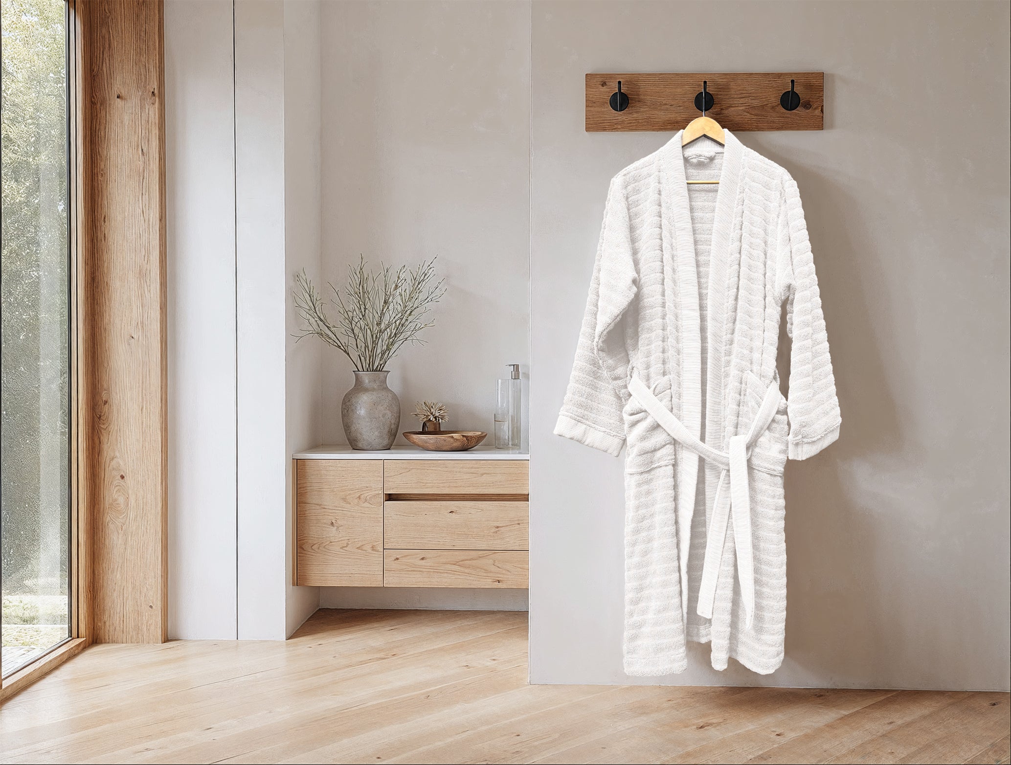 Heckettlane badjas Prestige White