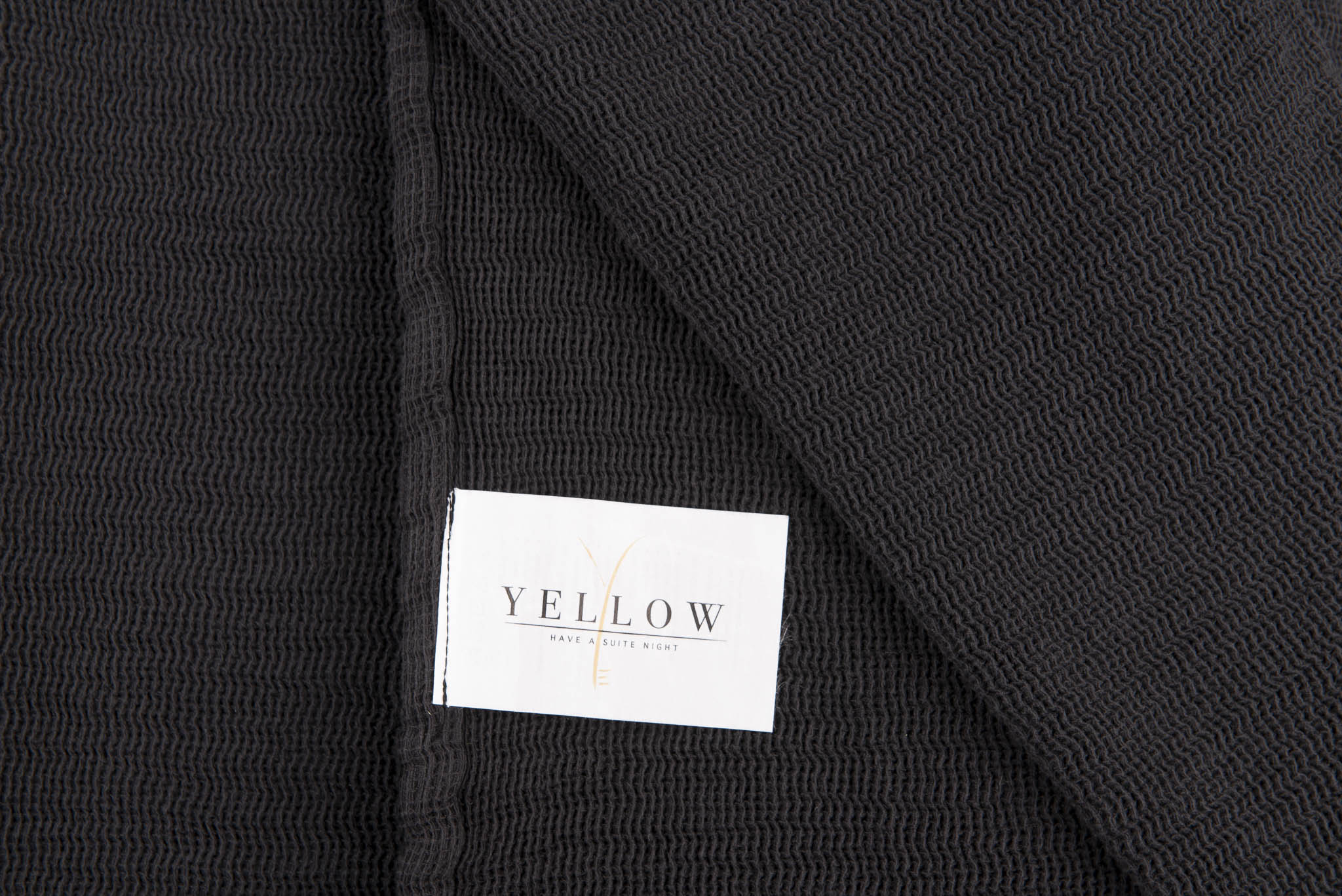 Yellow bedsprei ICA Panthom Black katoen