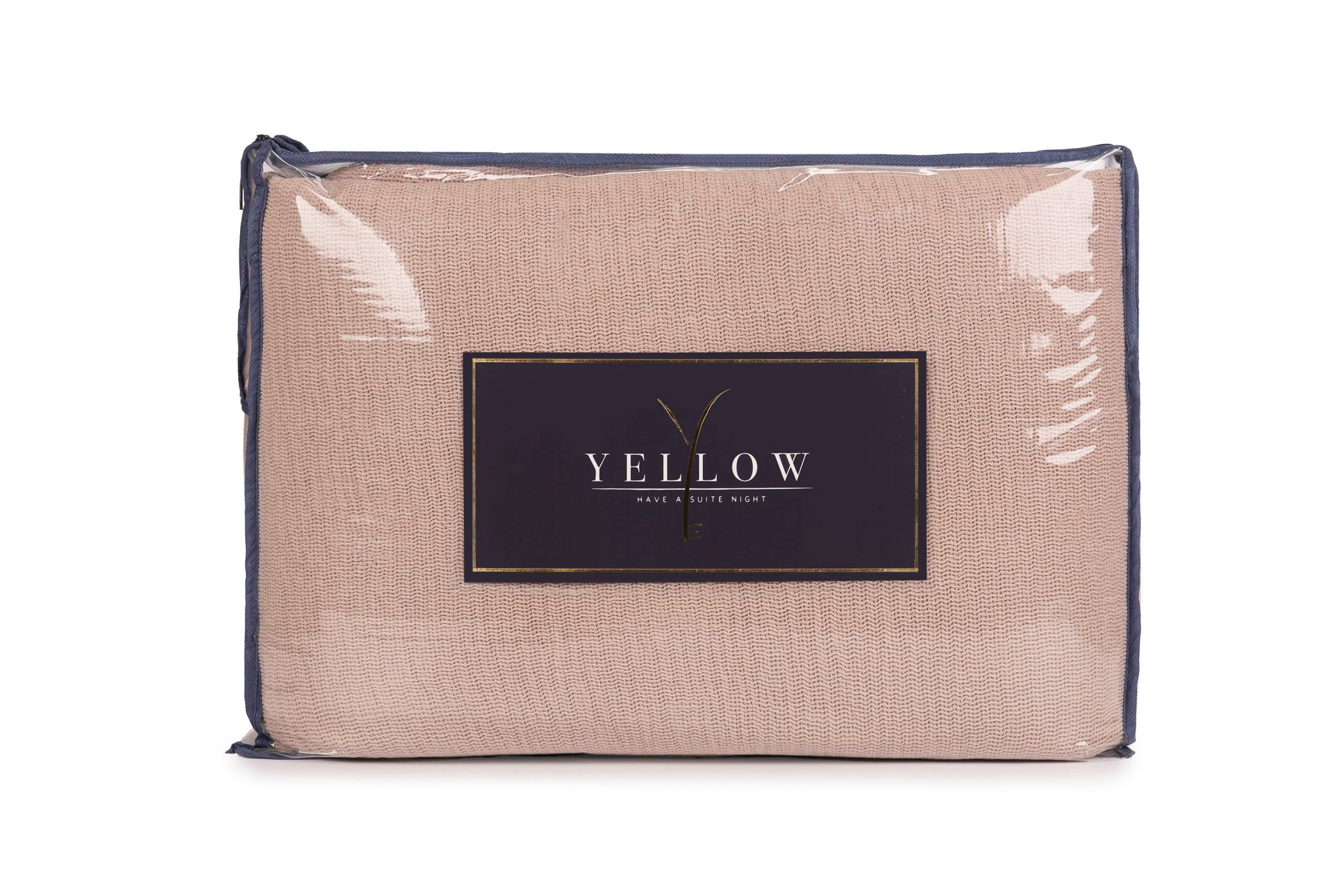 Yellow plaid ICA Mellow Rose katoen