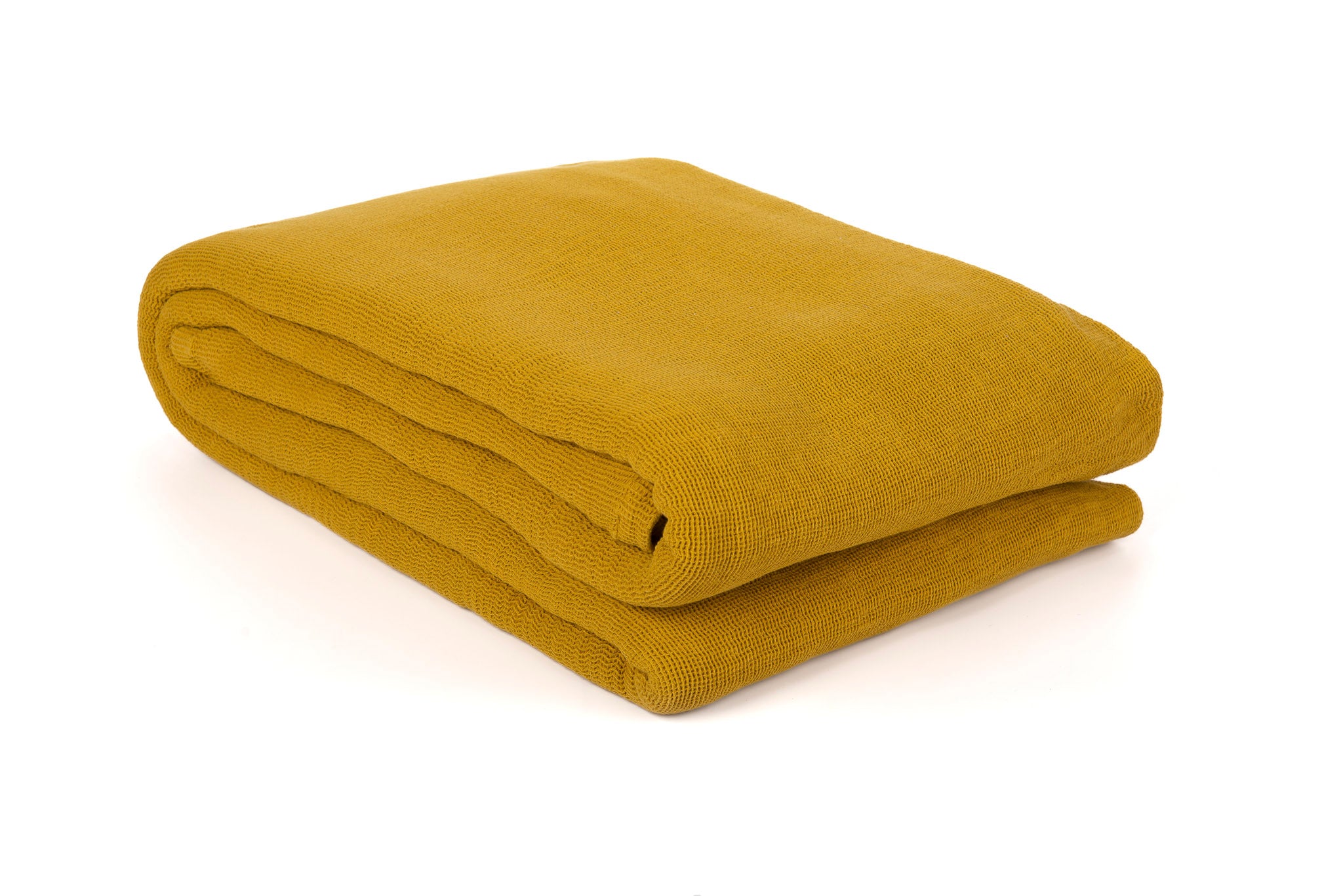 Yellow bedsprei ICA Honey Gold katoen