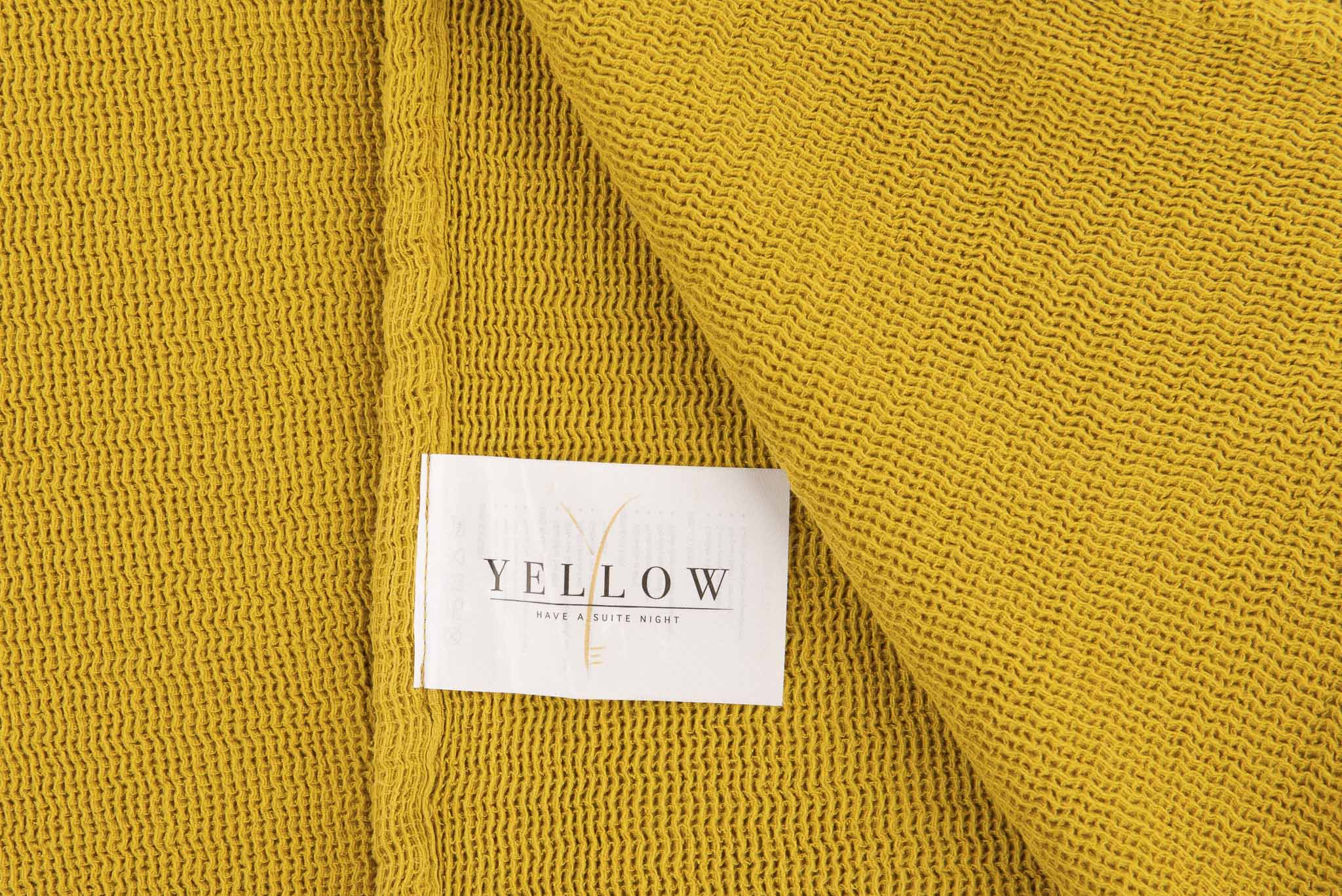 Yellow bedsprei ICA Honey Gold katoen