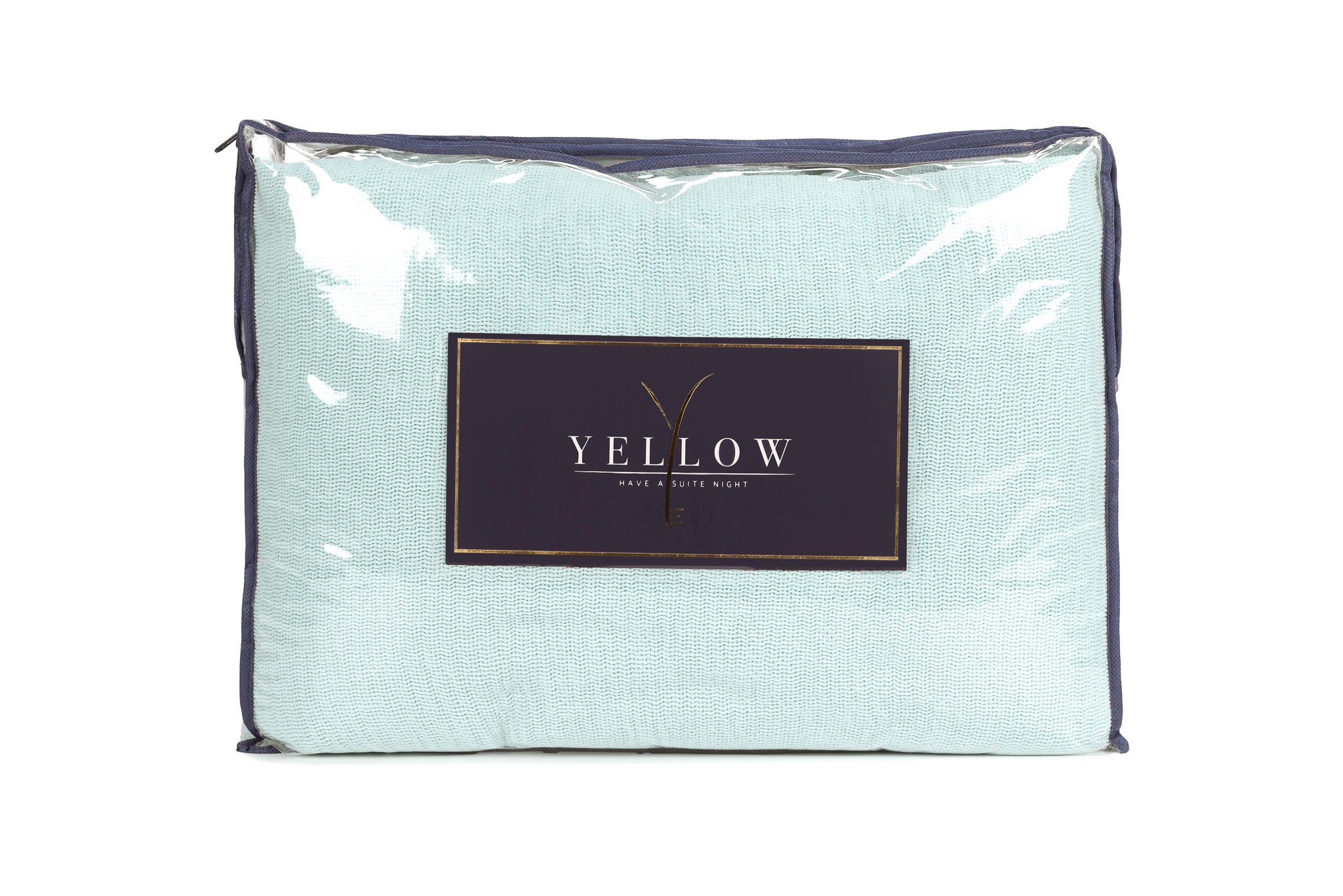 Yellow plaid ICA Spa Blue katoen