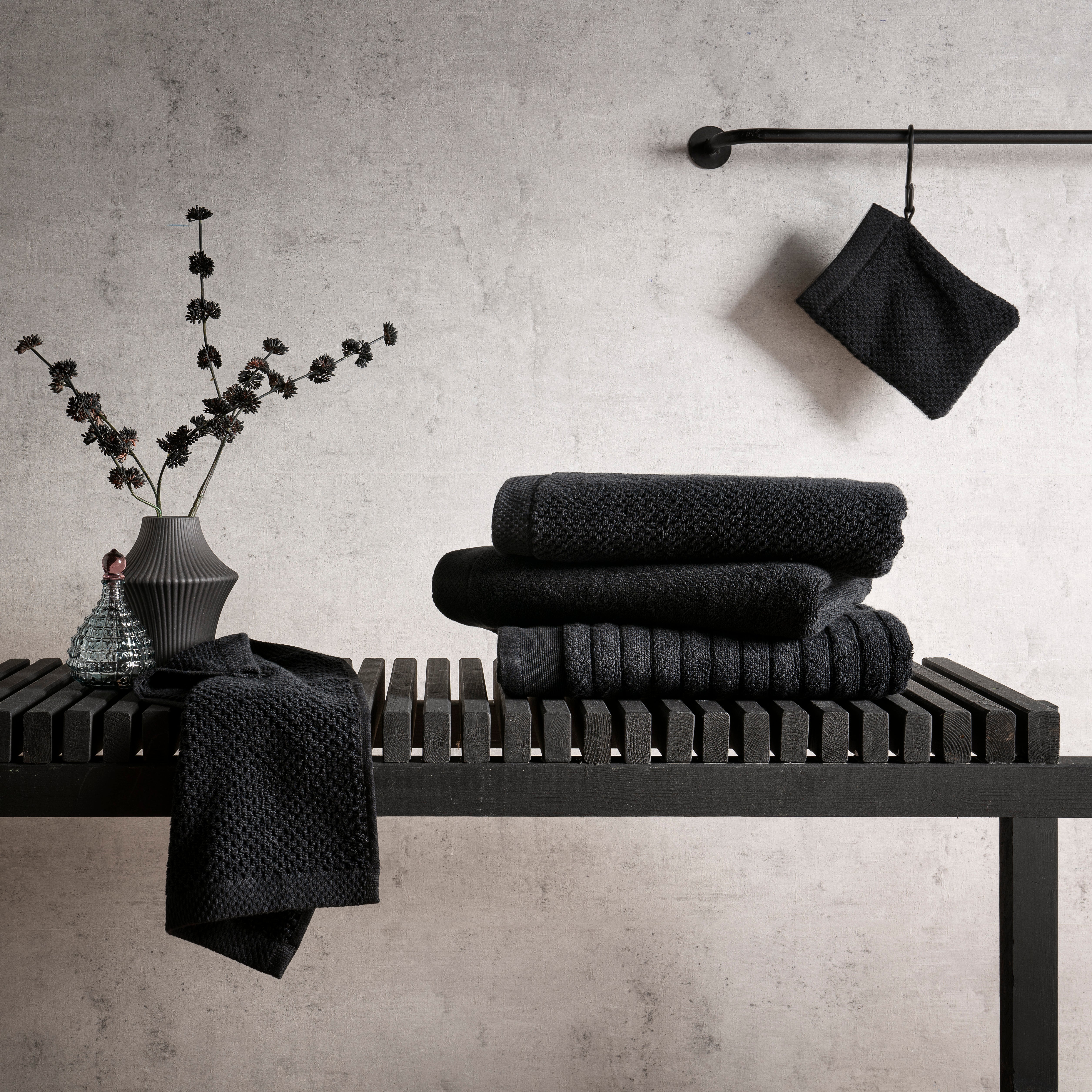 Heckettlane badtextiel Premium Night Black