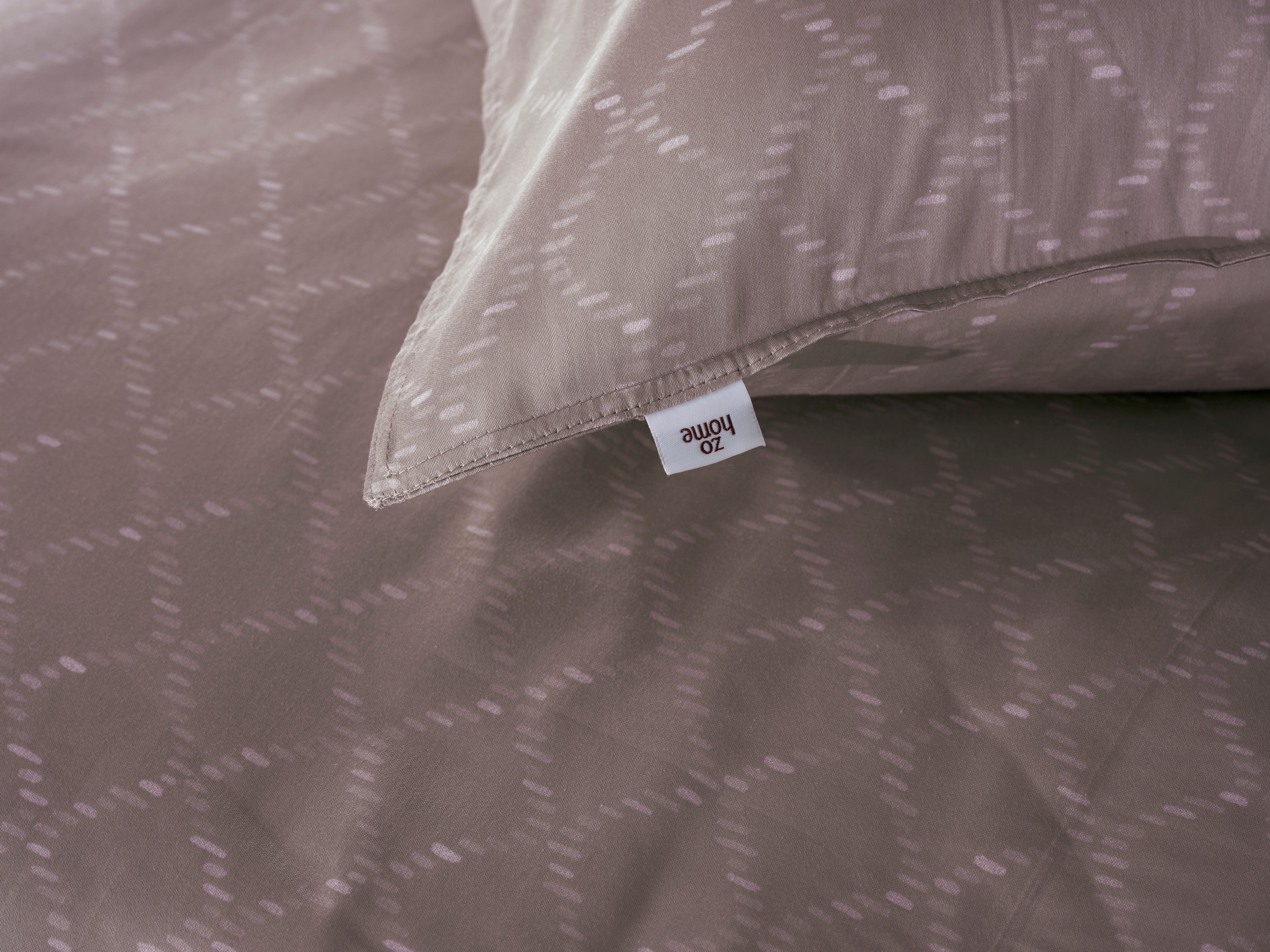 Zo Home dekbedovertrek Linea di Satinado Purple Dove katoen-satijn