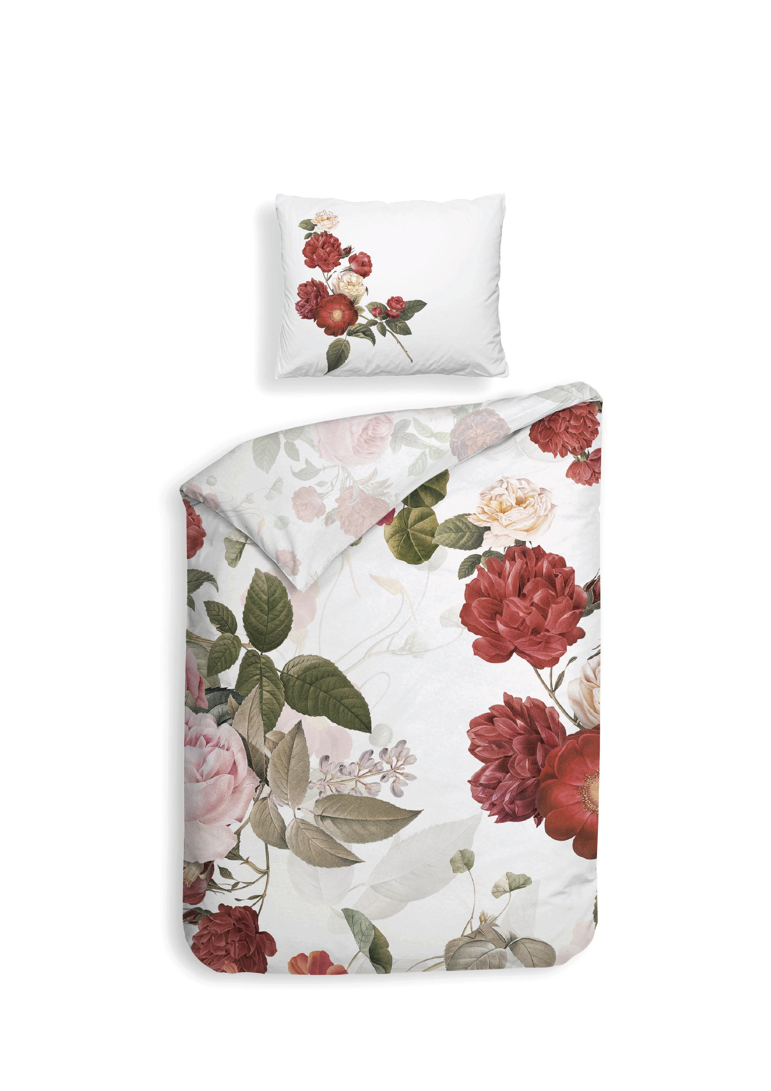 Heckettlane dekbedovertrek Sogno White katoen