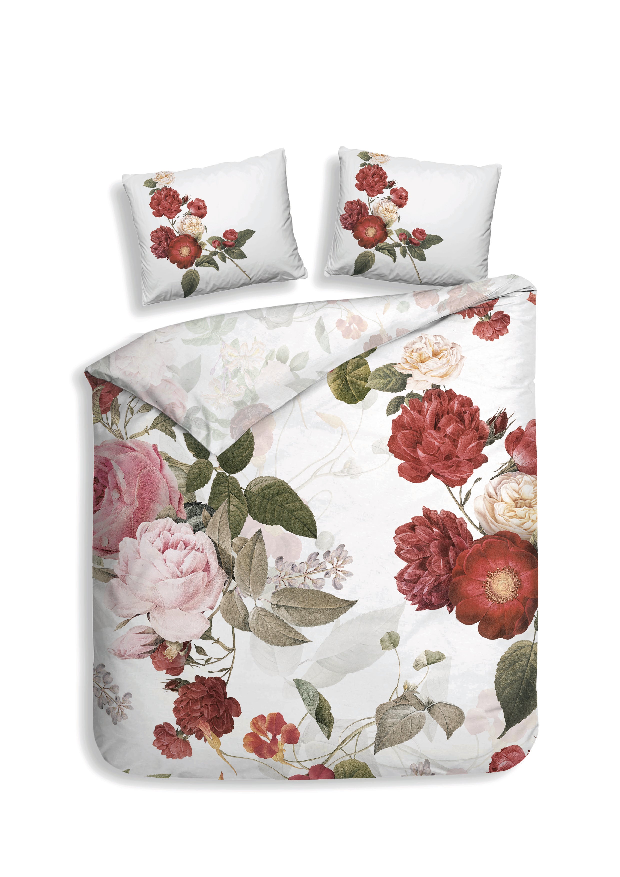 Heckettlane dekbedovertrek Sogno White katoen