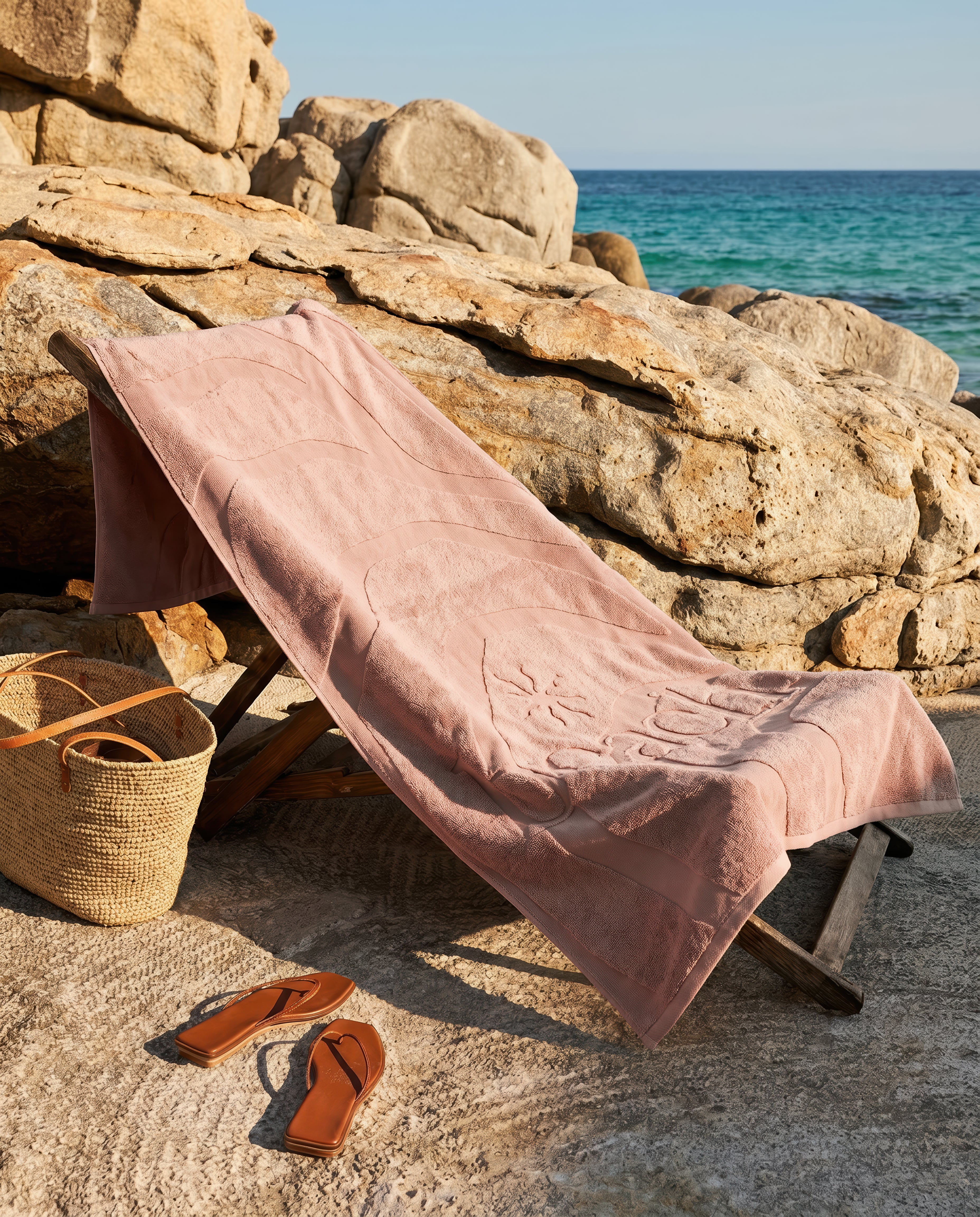 Zo Home strandlaken Lazy Beach Peach