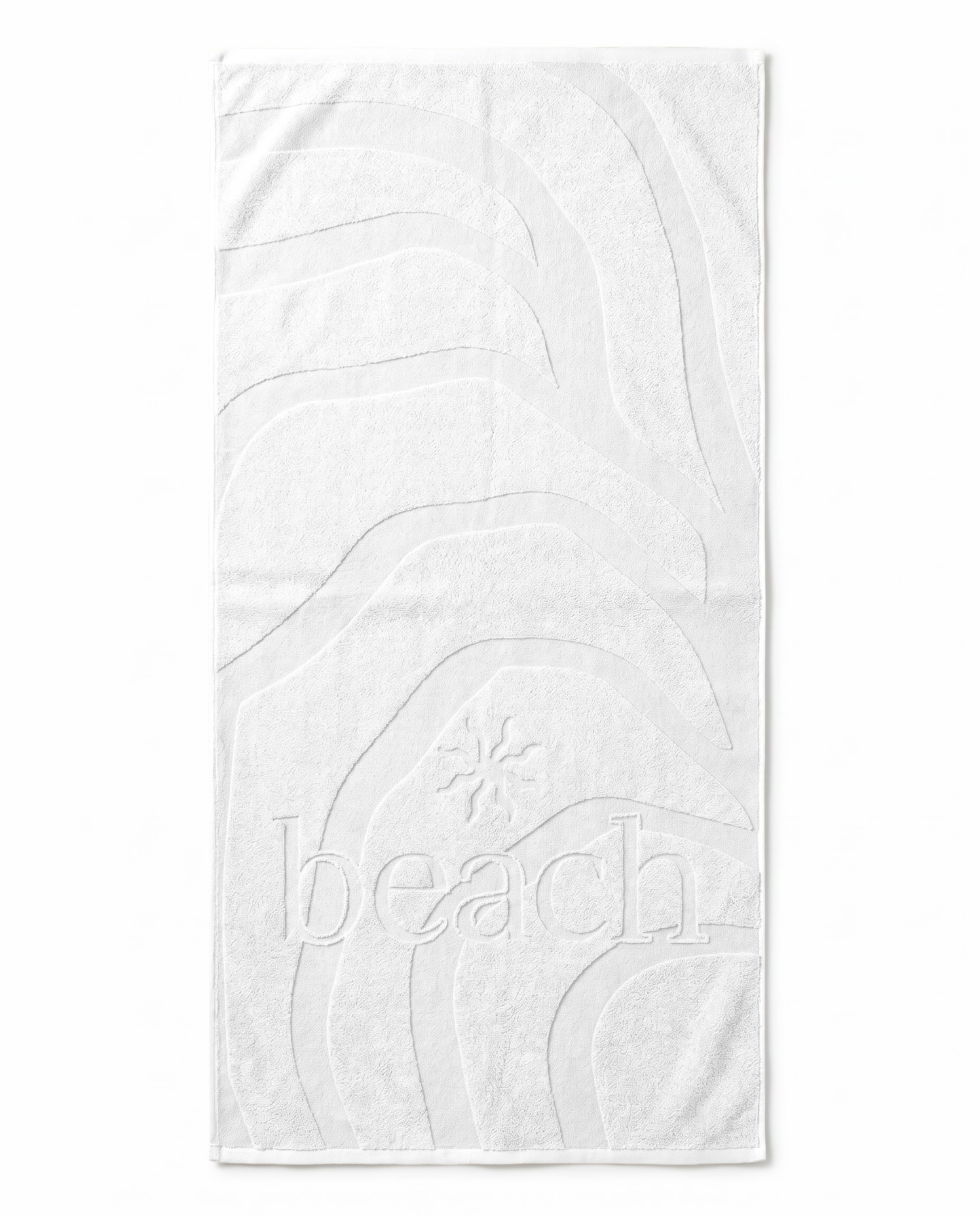 Zo Home strandlaken Lazy Beach White