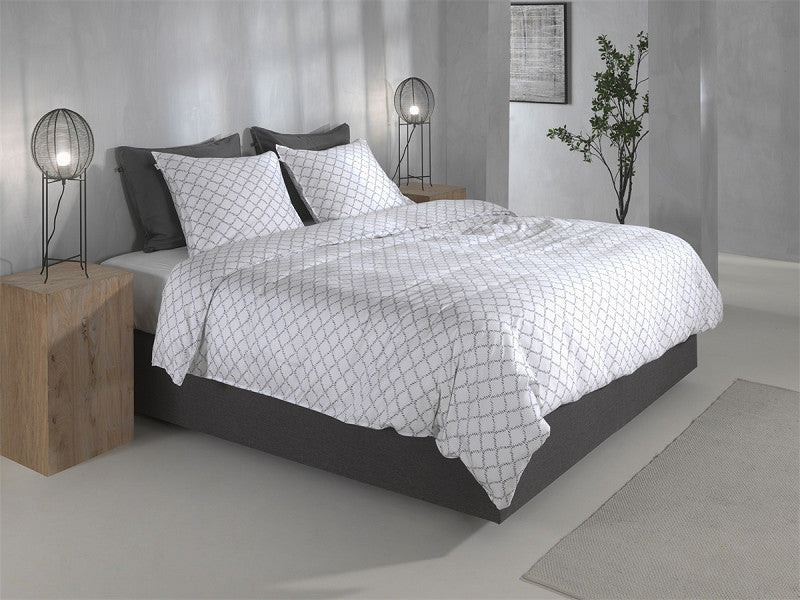 Zo Home Bettbezug Satin Linea di Satinado Weiß