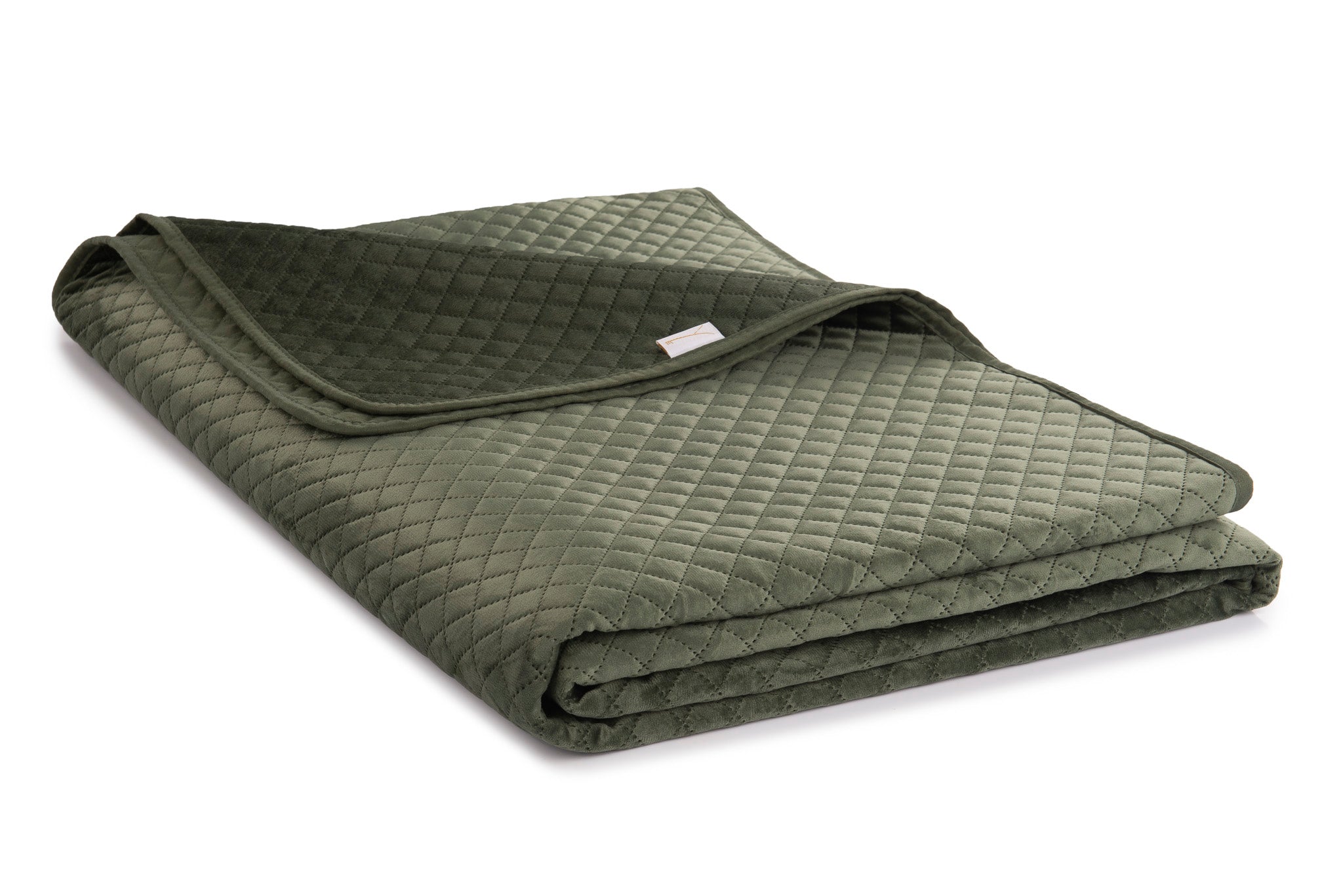 Yellow bedsprei Victoria Army Green polyester
