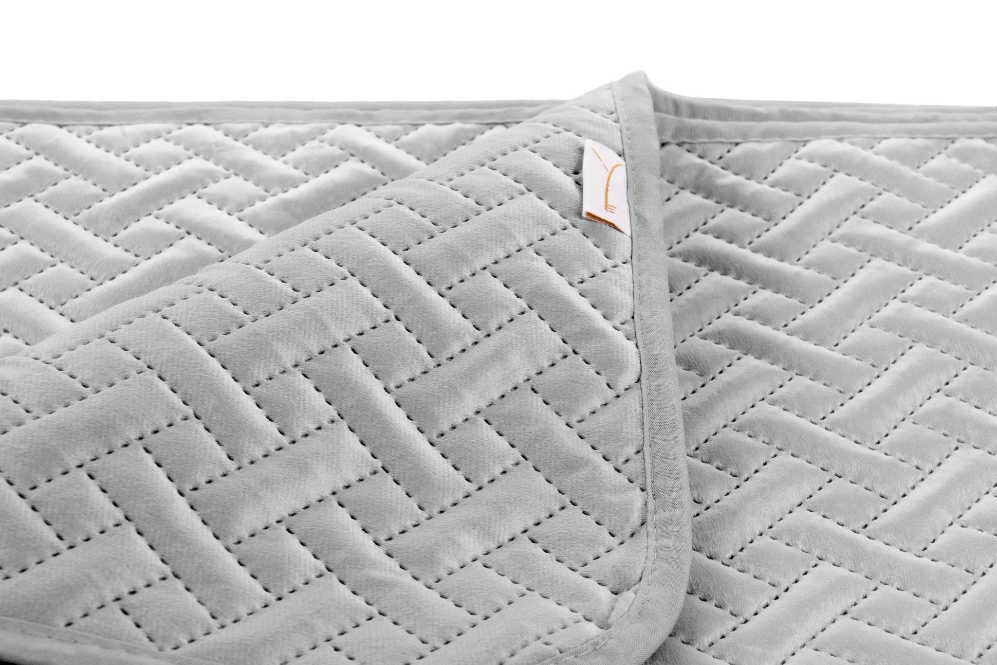 Yellow bedsprei Audrey Ash Grey polyester
