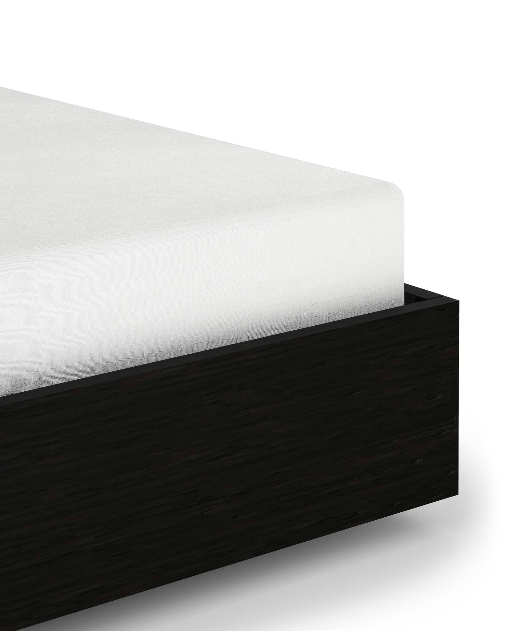 Heckettlane hoeslaken Elementi White satijn