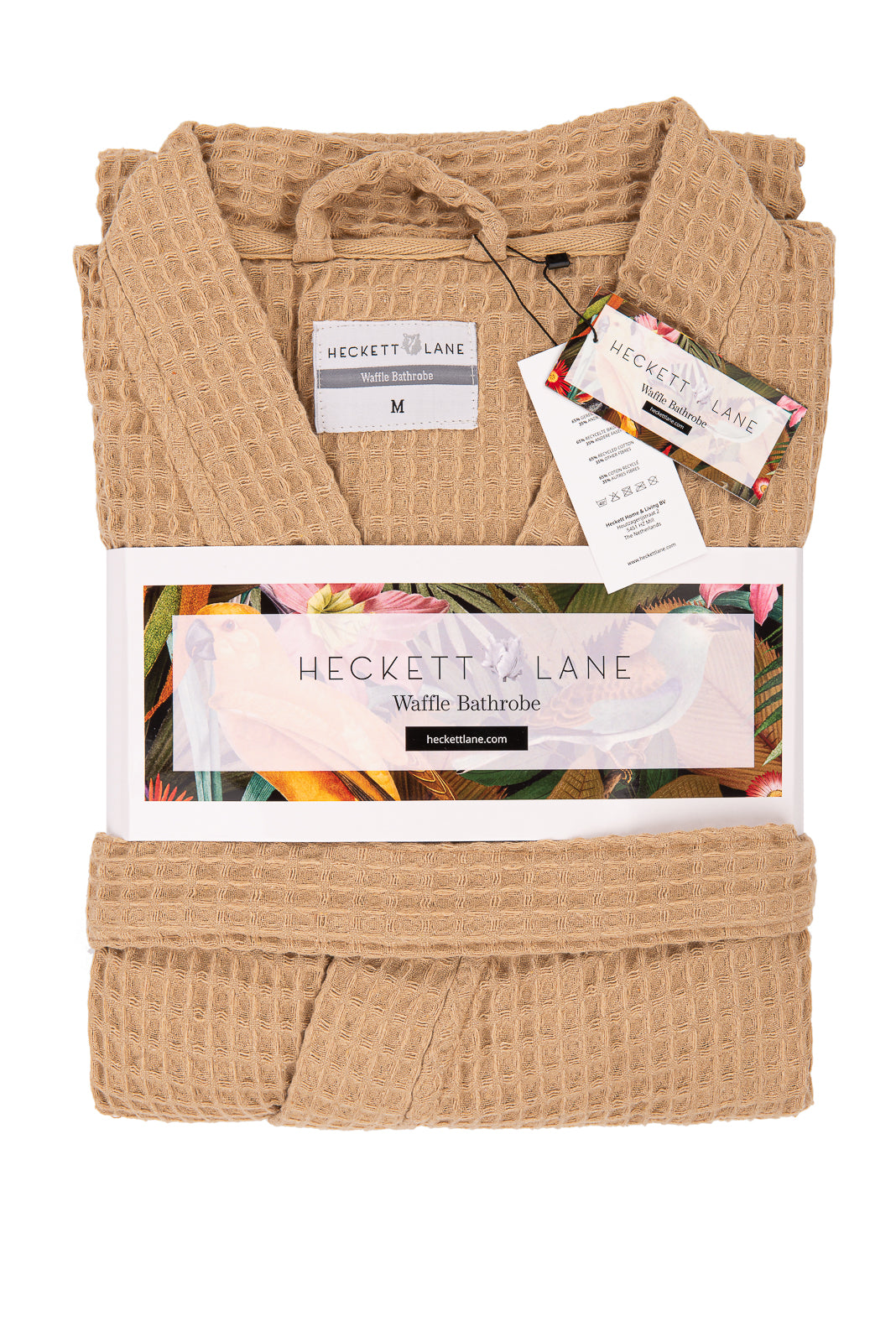 Heckettlane badjas Wafel Pale Khaki