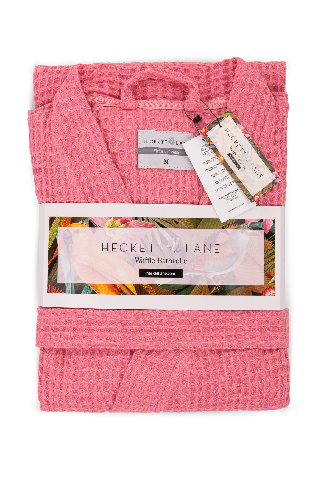 Heckettlane badjas Wafel Baby Pink
