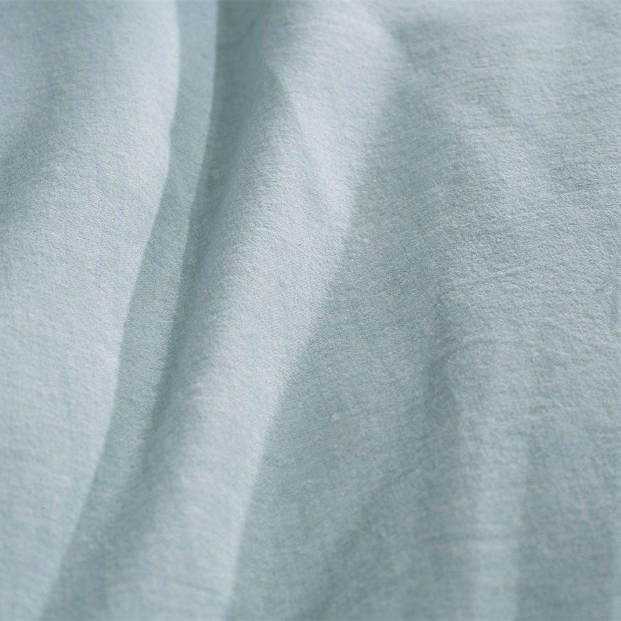 Zo Home Housse de couette Flanelle Flanella di Lino Vert Menthe