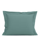 Heckettlane kussensloop Elementi Mineral Green satijn