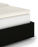 Heckettlane splittopper hoeslaken Elementi Off white satijn