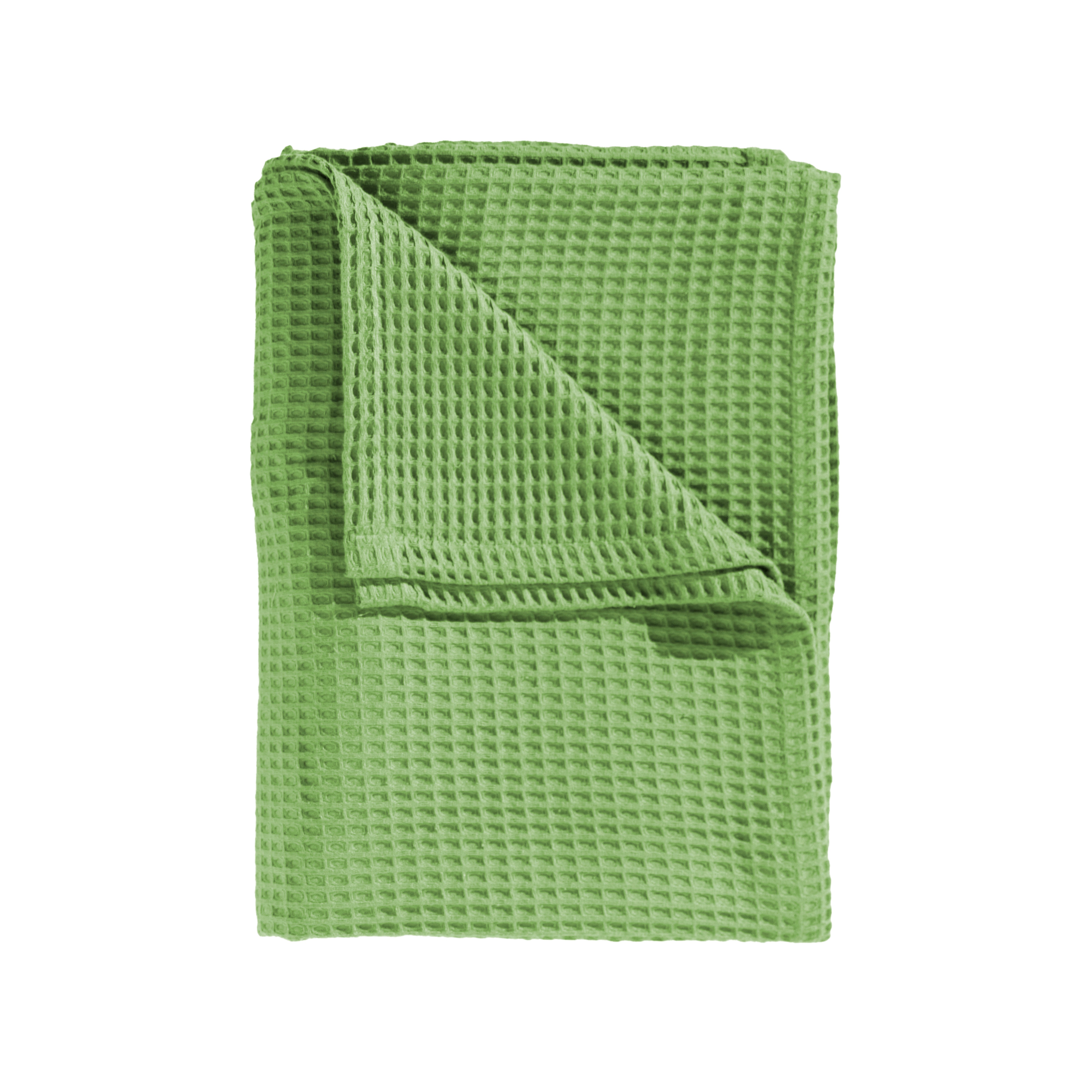 Heckettlane bedsprei Wafel Apple Green katoen