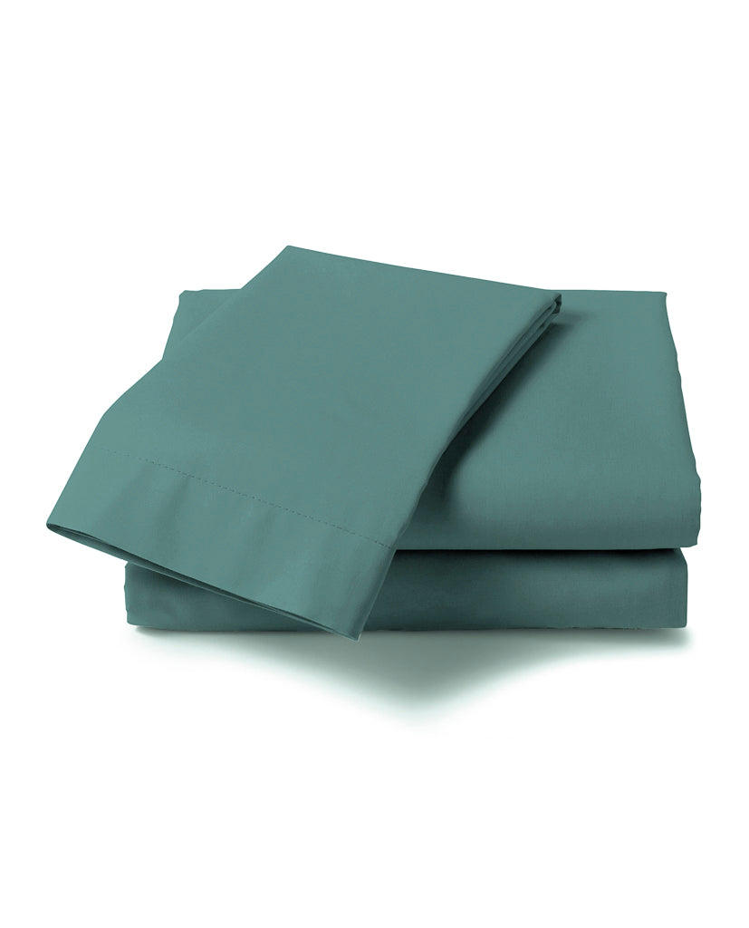 Heckettlane laken Elementi Mineral Green satijn